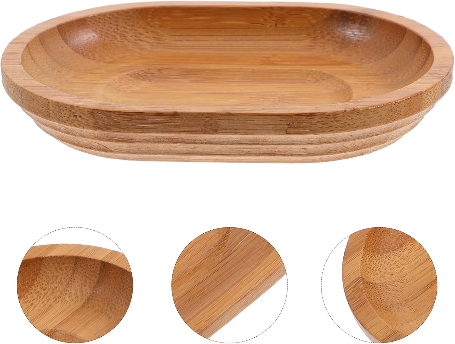 BUGUUYO Rustic Wooden Soap Dish for Bathroom Kitchen 1