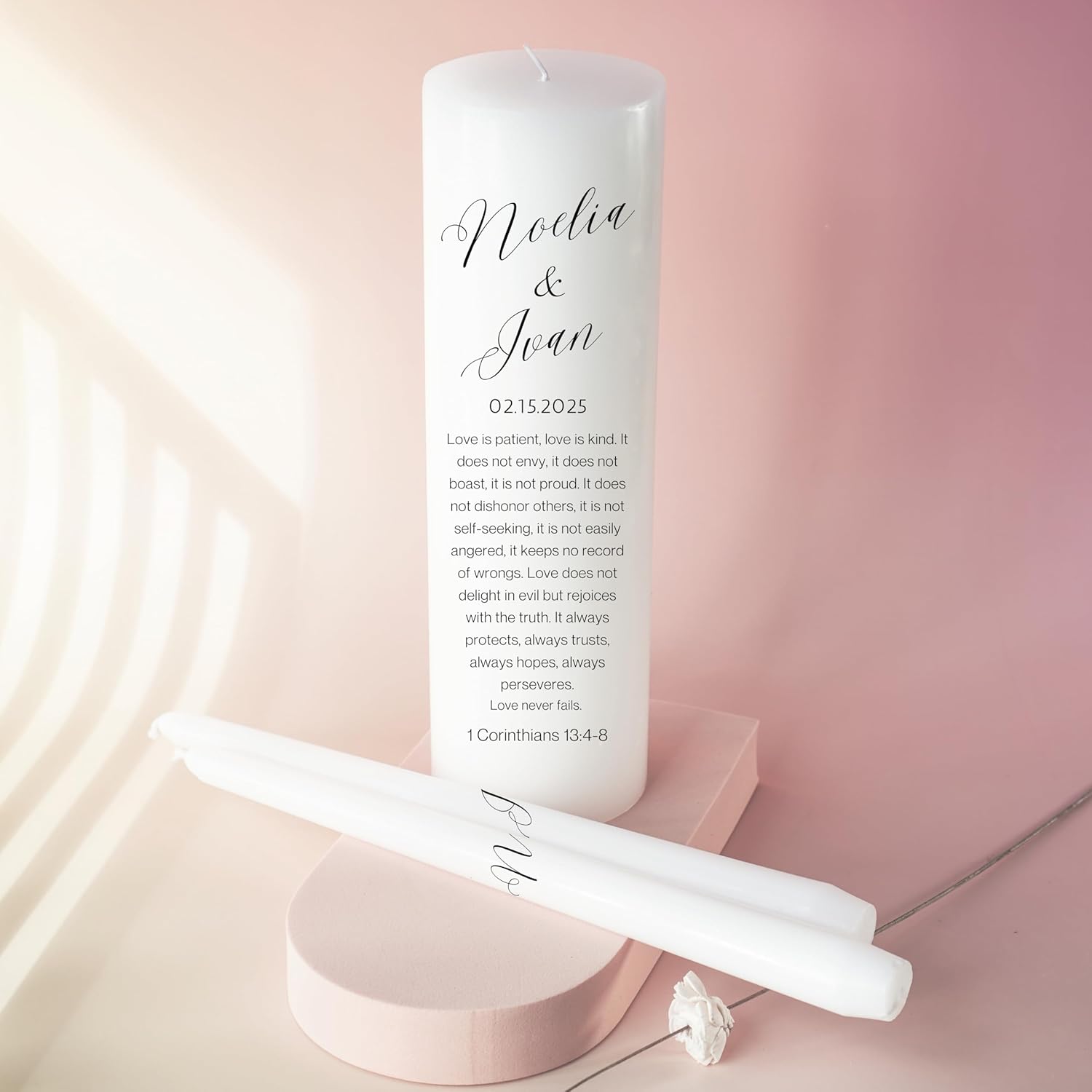 Lightit Studio Unity Candles Wedding Set 3x9 and 10 Taper Candles