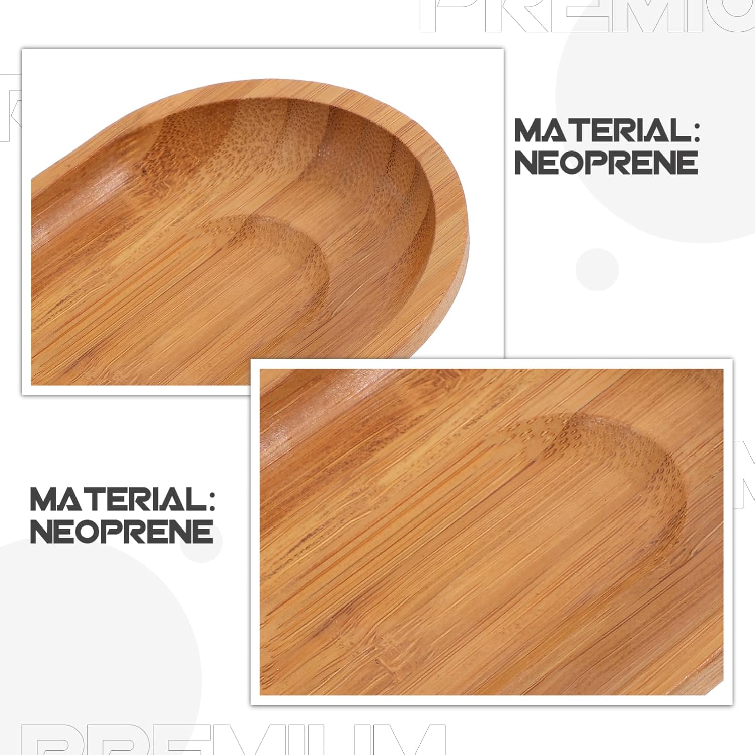 BUGUUYO Rustic Wooden Soap Dish for Bathroom Kitchen 1