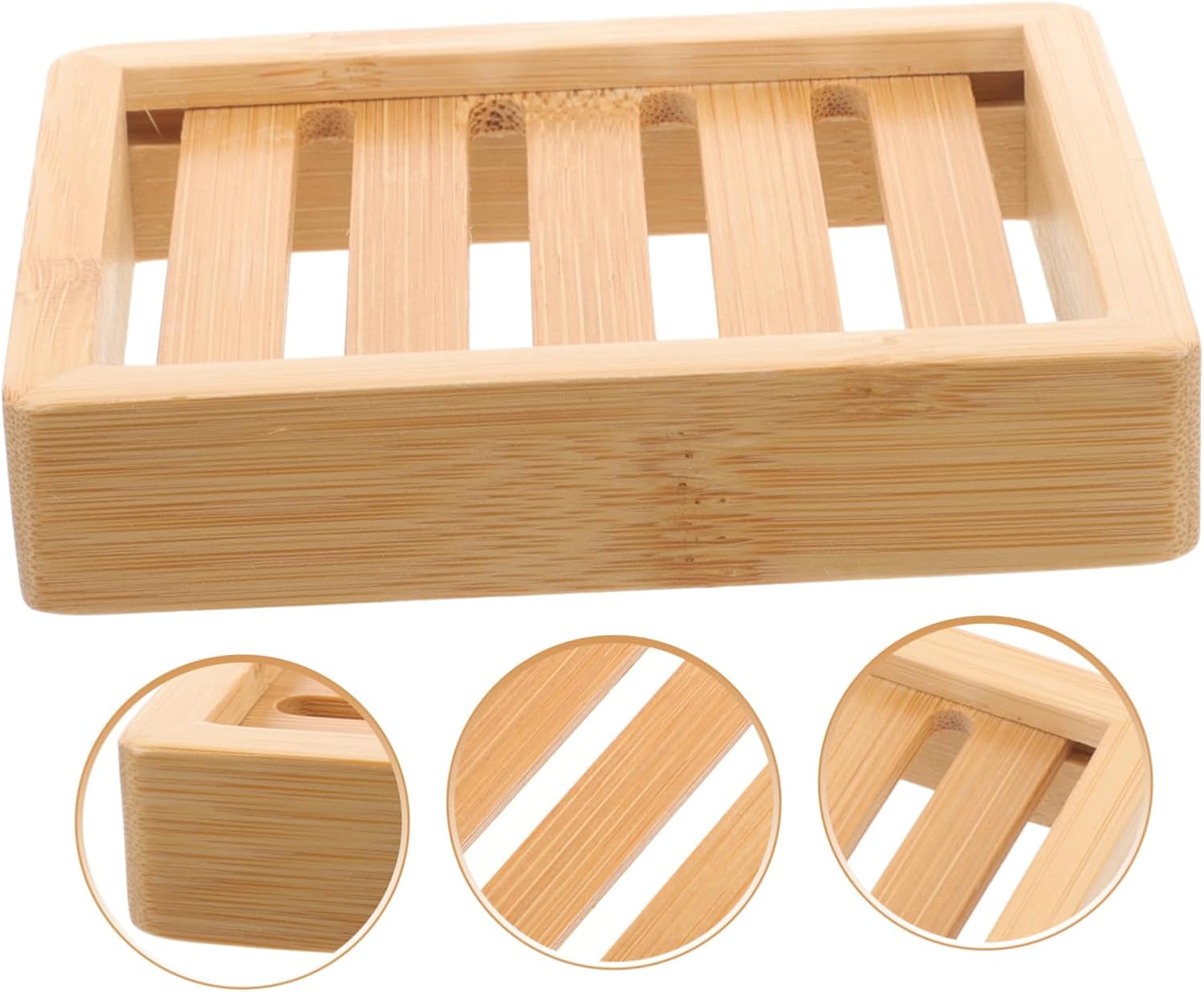 Mobestech 1Pc Soap Dish Holder for Shower and Kitchen