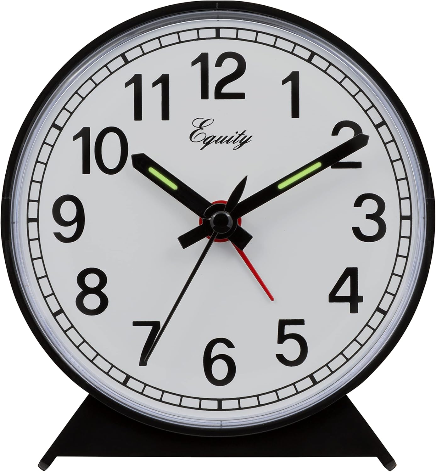 La Crosse Equity 14075 Black Analog Wind-Up Alarm Clock