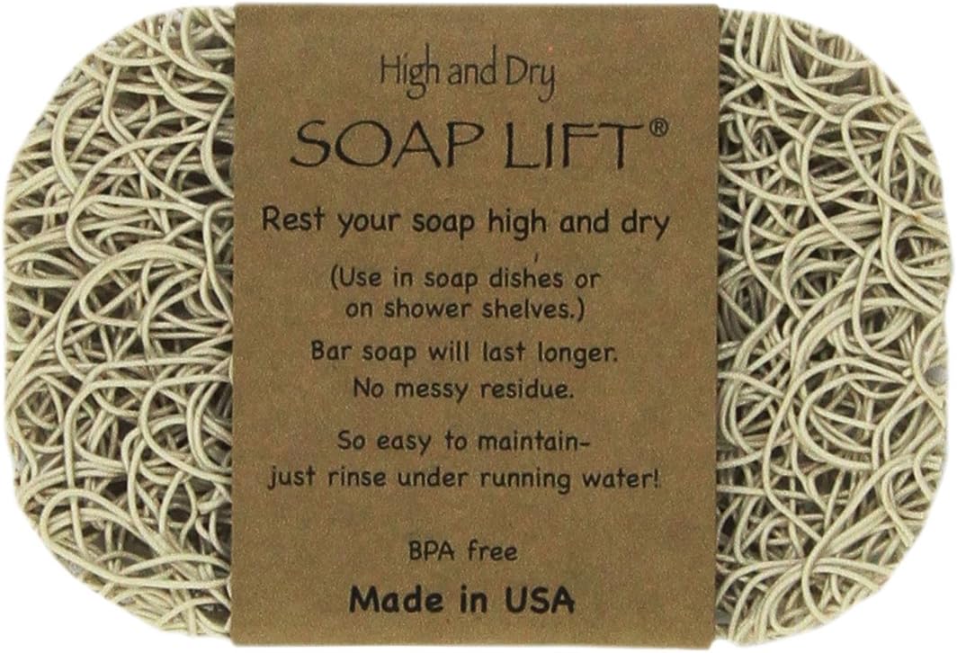 Soap Bar Holder - Flexible Shower Tray with Self-Draining Design