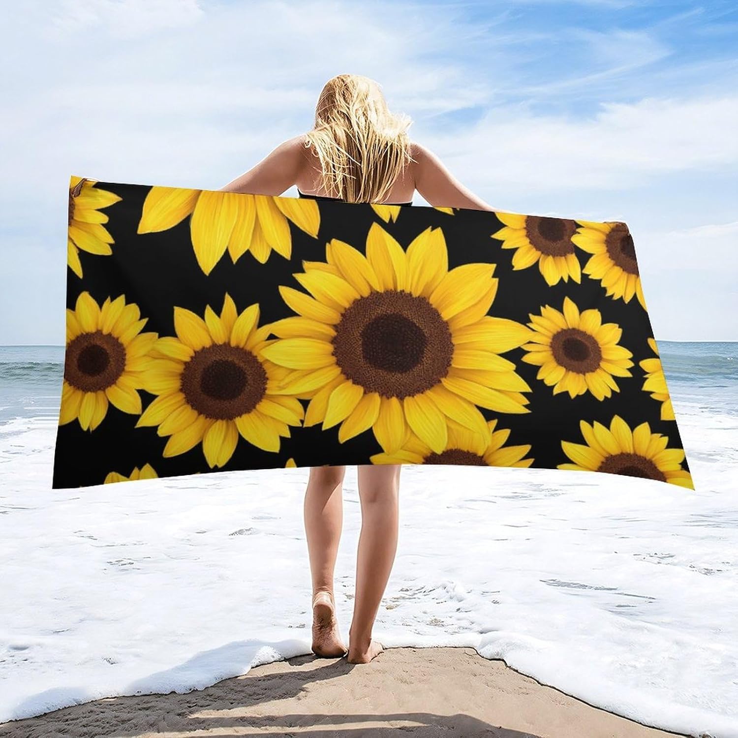 4SEE Plus Size Beach Towels - Super Absorbent Travel Essentials