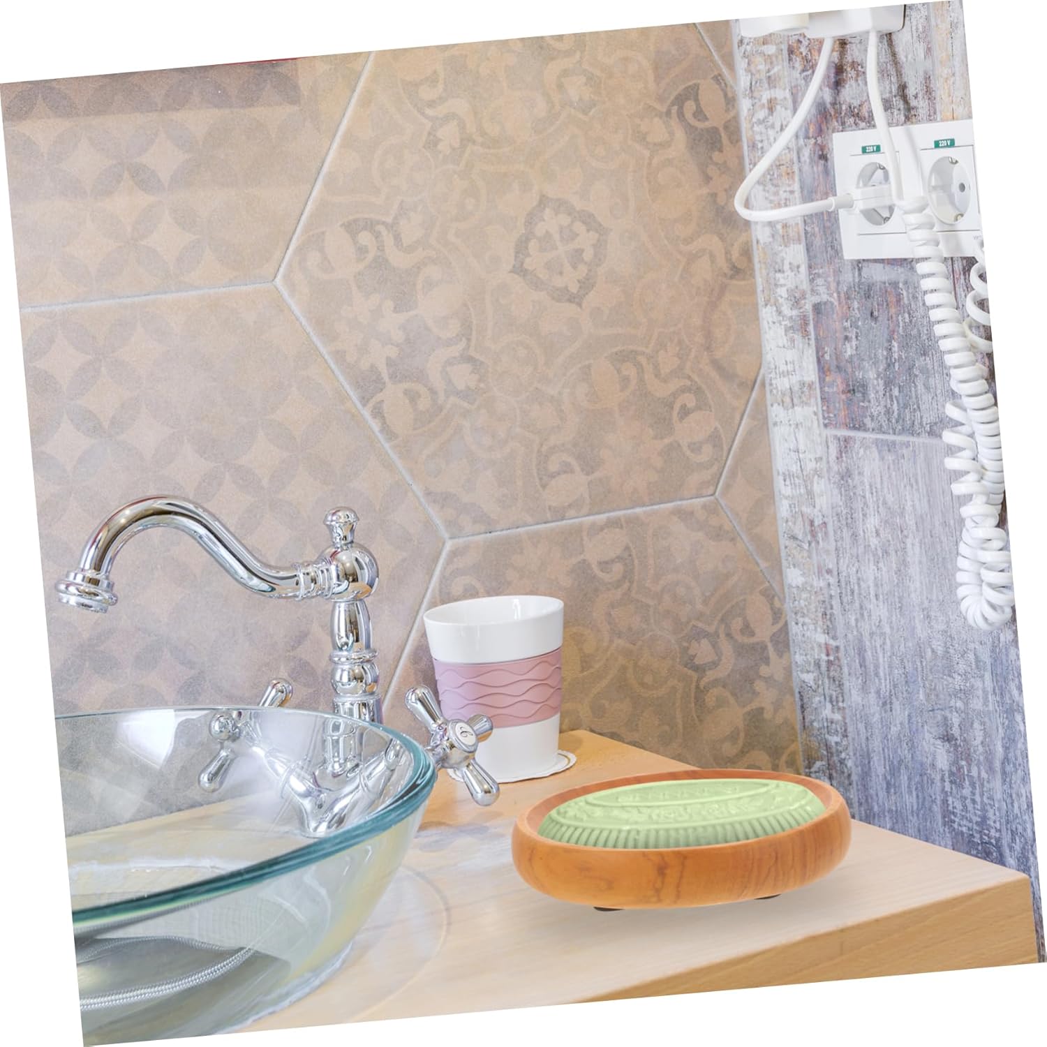 Wood Soap Holder Natural Bar Soap Dish