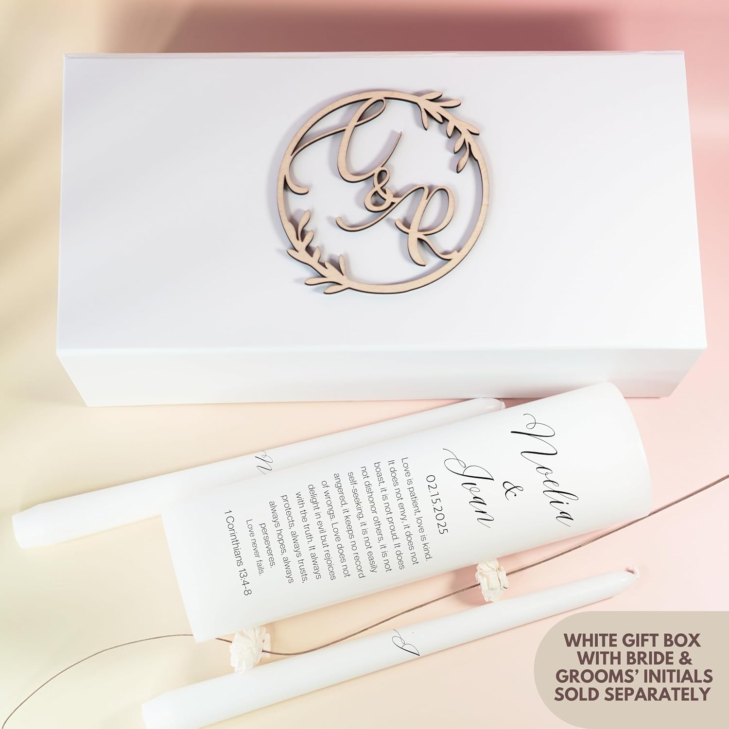 Lightit Studio Unity Candles Wedding Set 3x9 and 10 Taper Candles