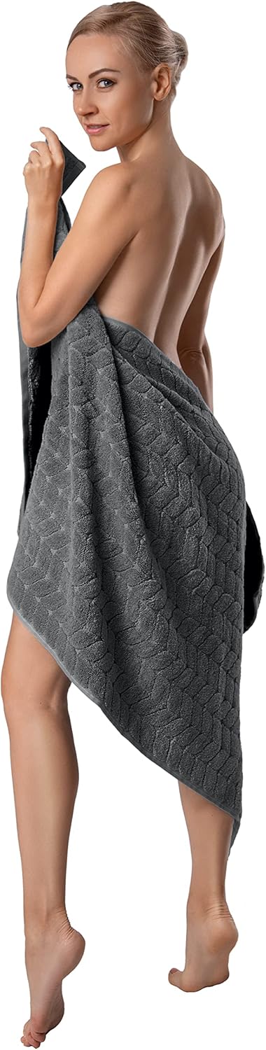 BAGNO MILANO Turkish Bath Towel Set 4pcs Quick Dry