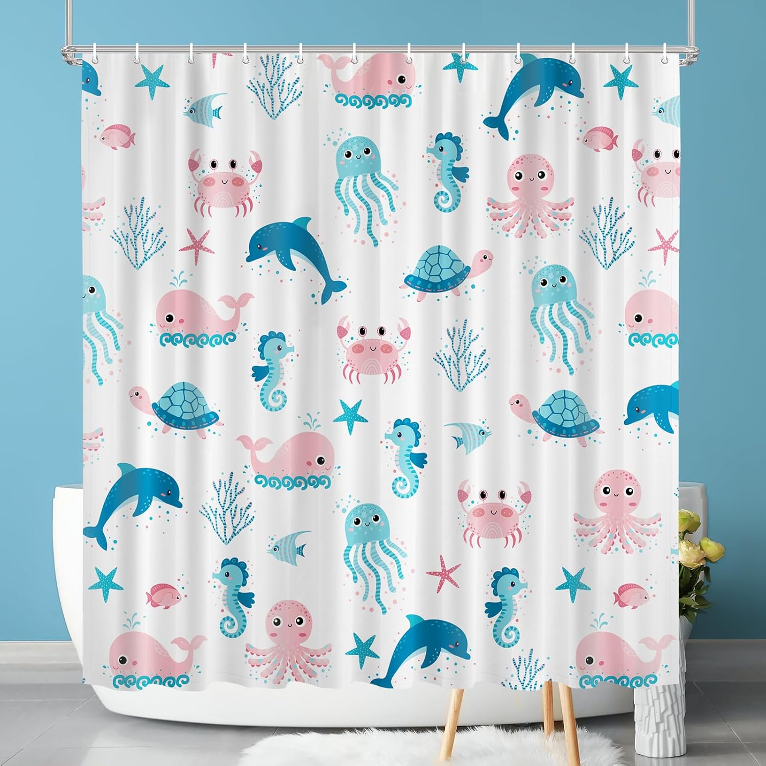 Vimorco Dolphin Whale Beach Towel Set 1