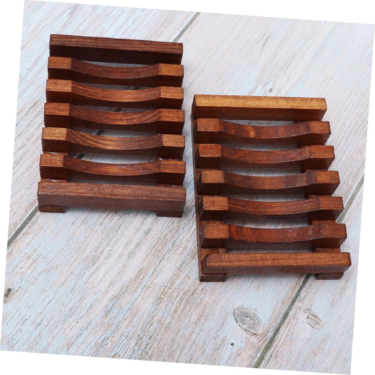 Zerodeko Wood Soap Dish 2pcs Bag Dry Holder