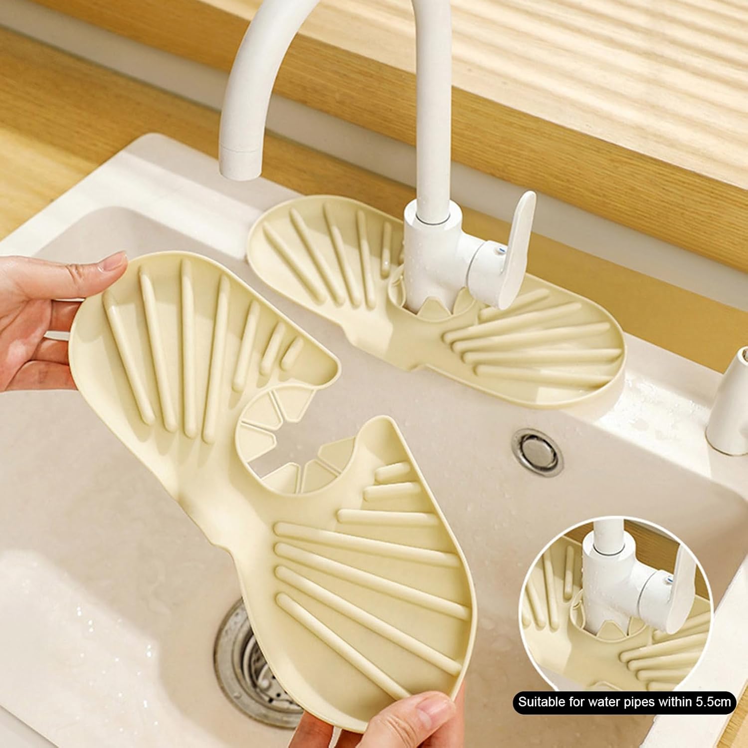 Curfair Silicone Soap Dish with Drainage Pad 1
