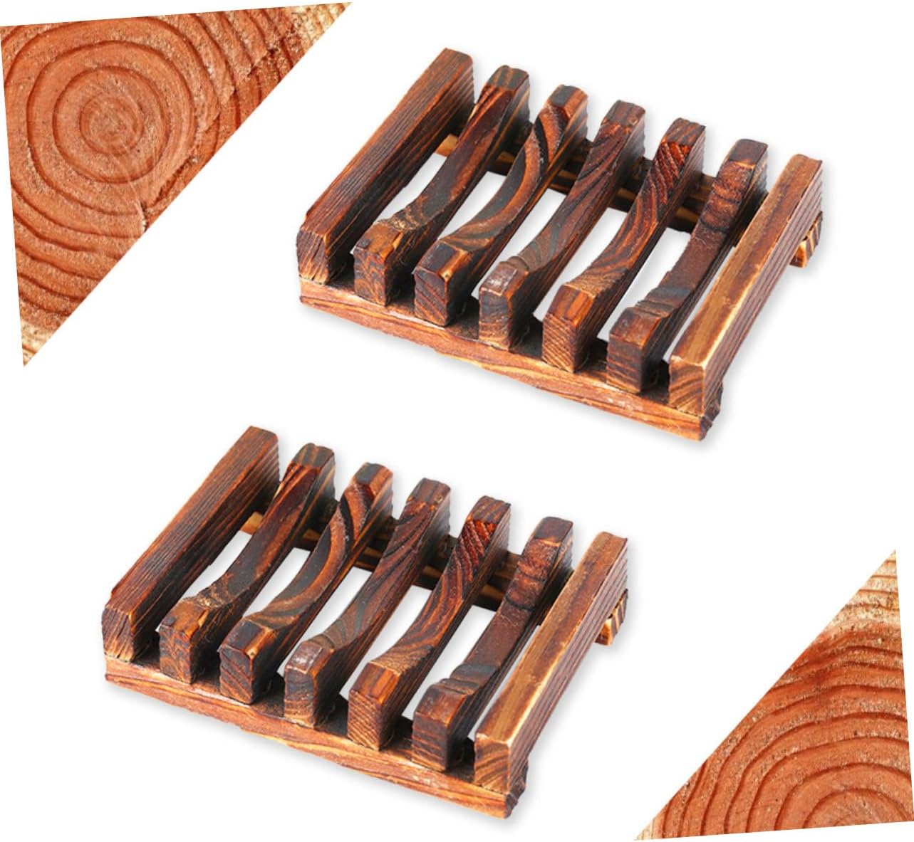Ciieeo Bamboo Soap Holder Dish Shelf for Bathroom Kitchen 1
