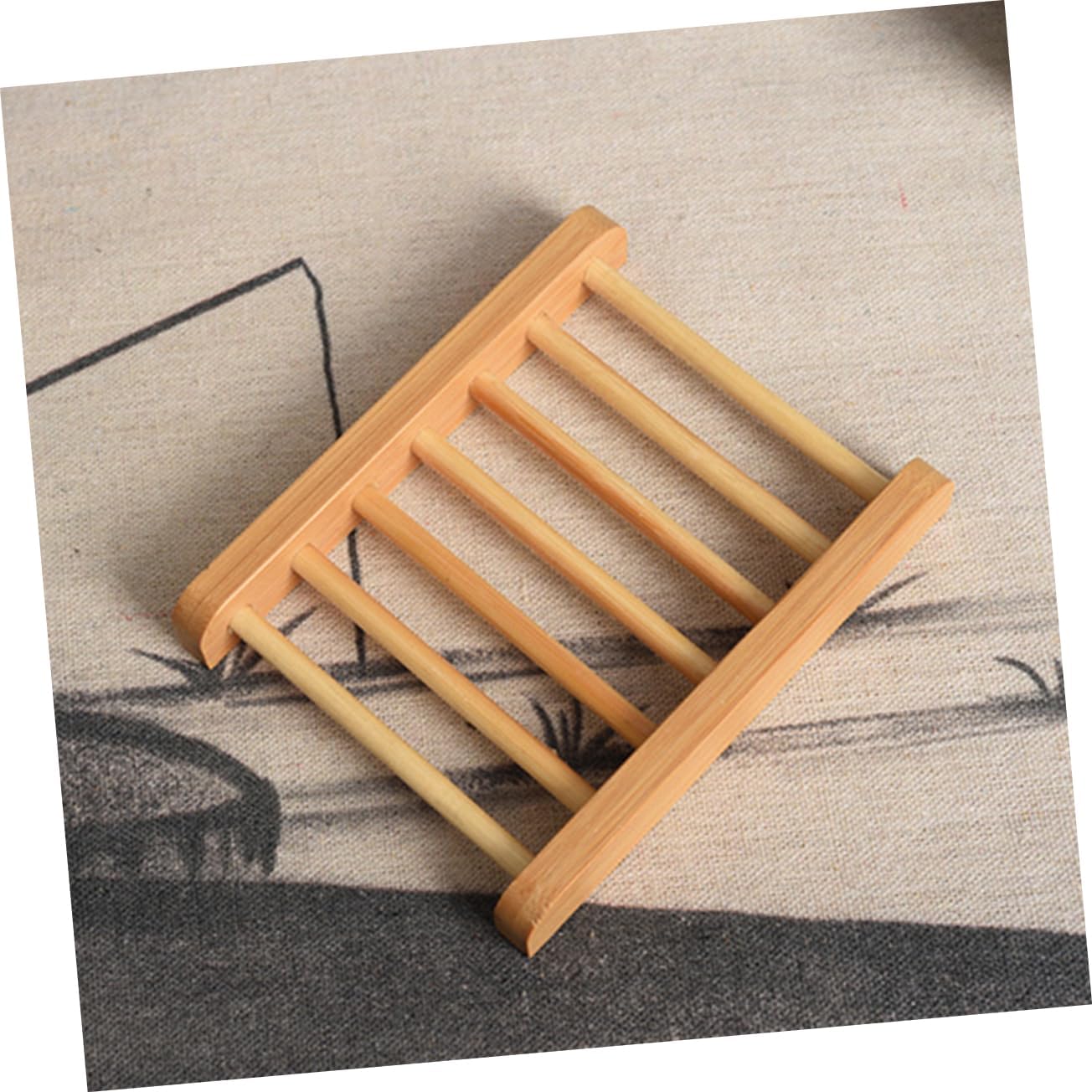 Wooden Soap Holder Bathroom Soap Dish with Drainage