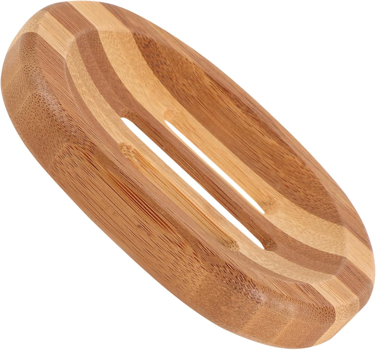 BESTYASH Zebra Pattern Wooden Soap Dish for Bath and Kitchen