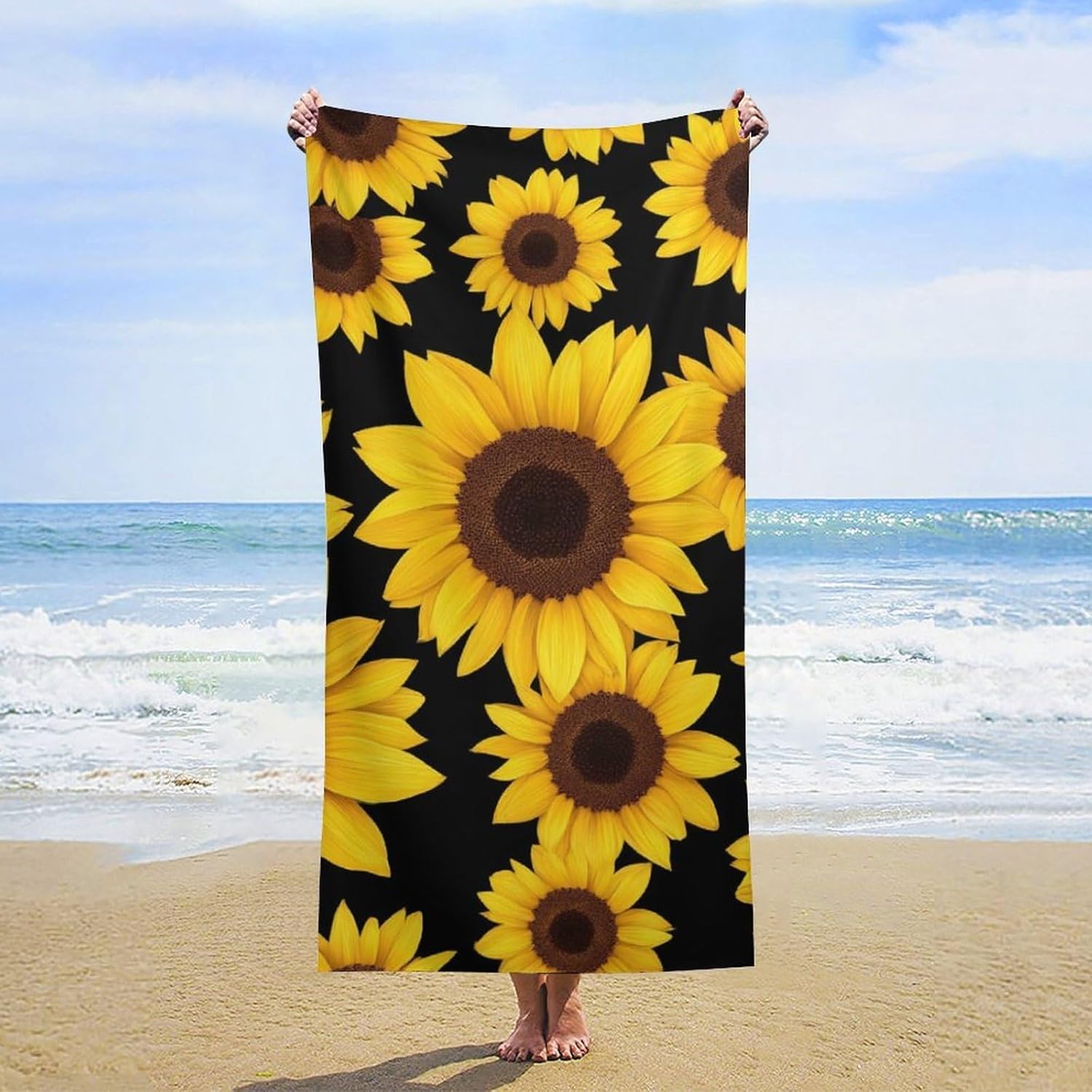 4SEE Plus Size Beach Towels - Super Absorbent Travel Essentials