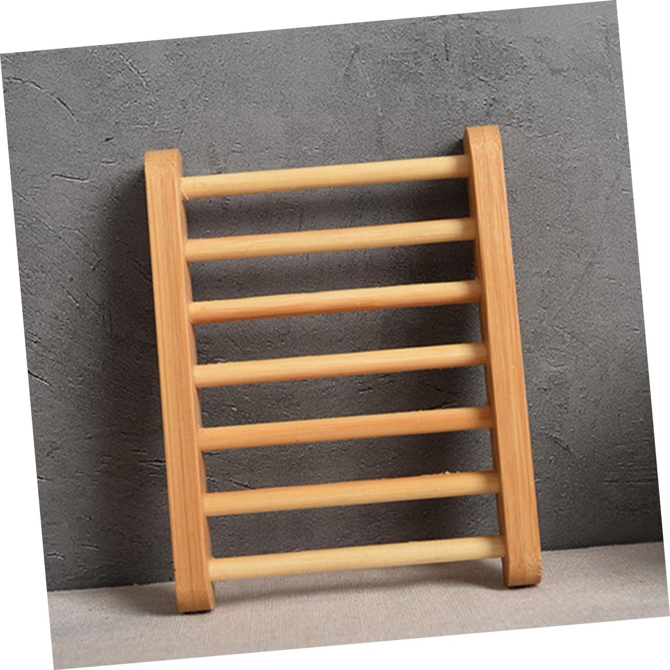 Healifty Wooden Soap Rack for Bathroom and Kitchen 1