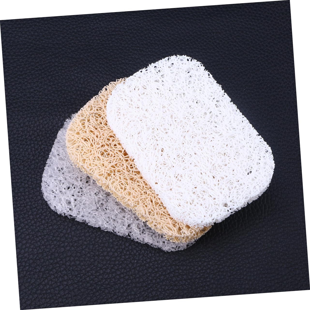 WOONEKY Soap Holder Dish PVC Non-Slip Quick Dry