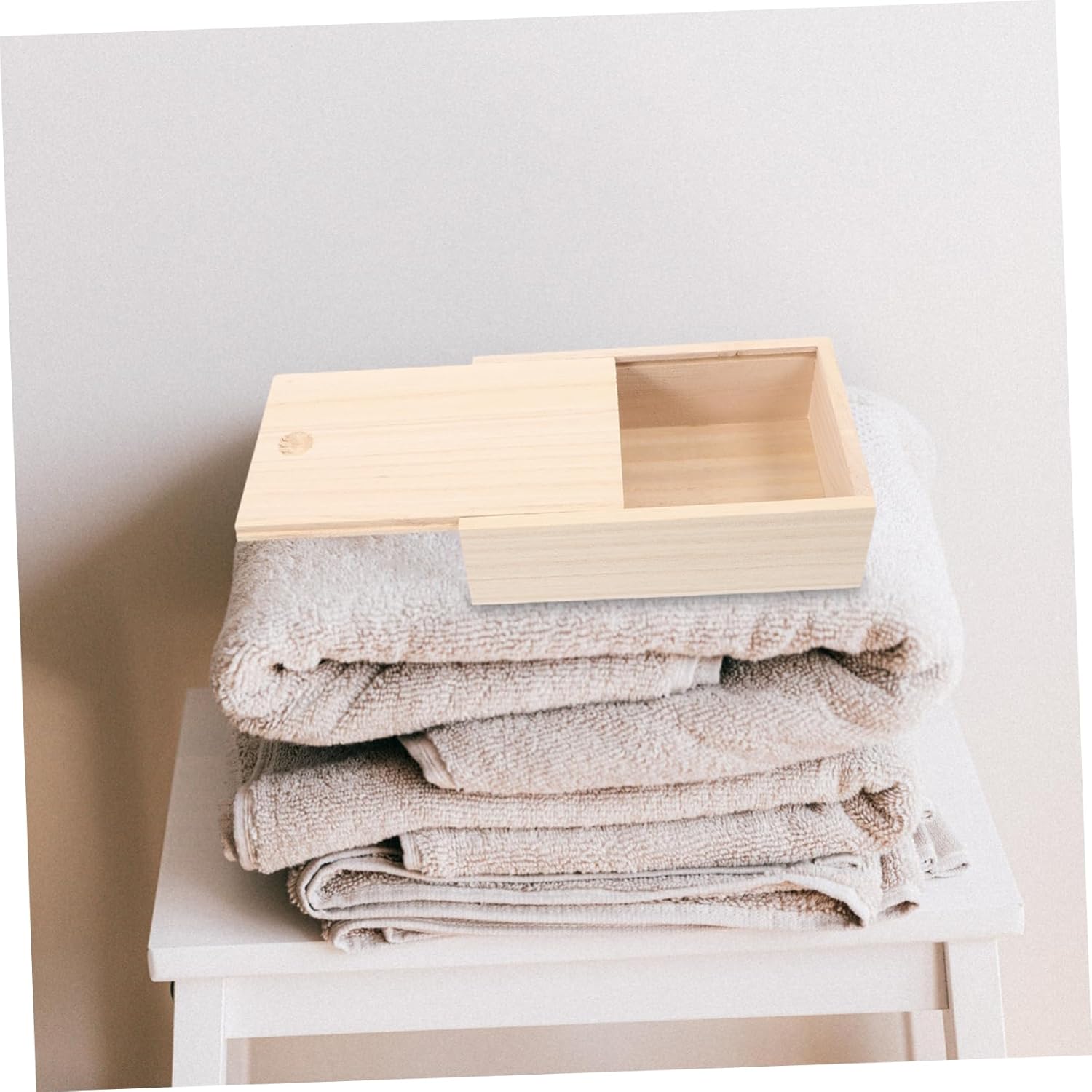 Sturdy Wooden Soap Dish Holder for Bathroom Kitchen Travel Laundry