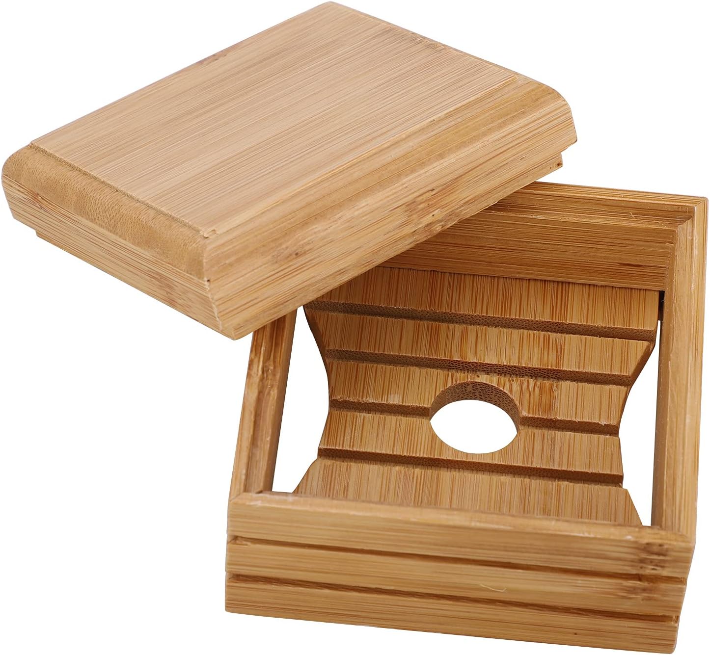 Wooden Bar Soap Holder for Shower Bathroom Sink Kitchen