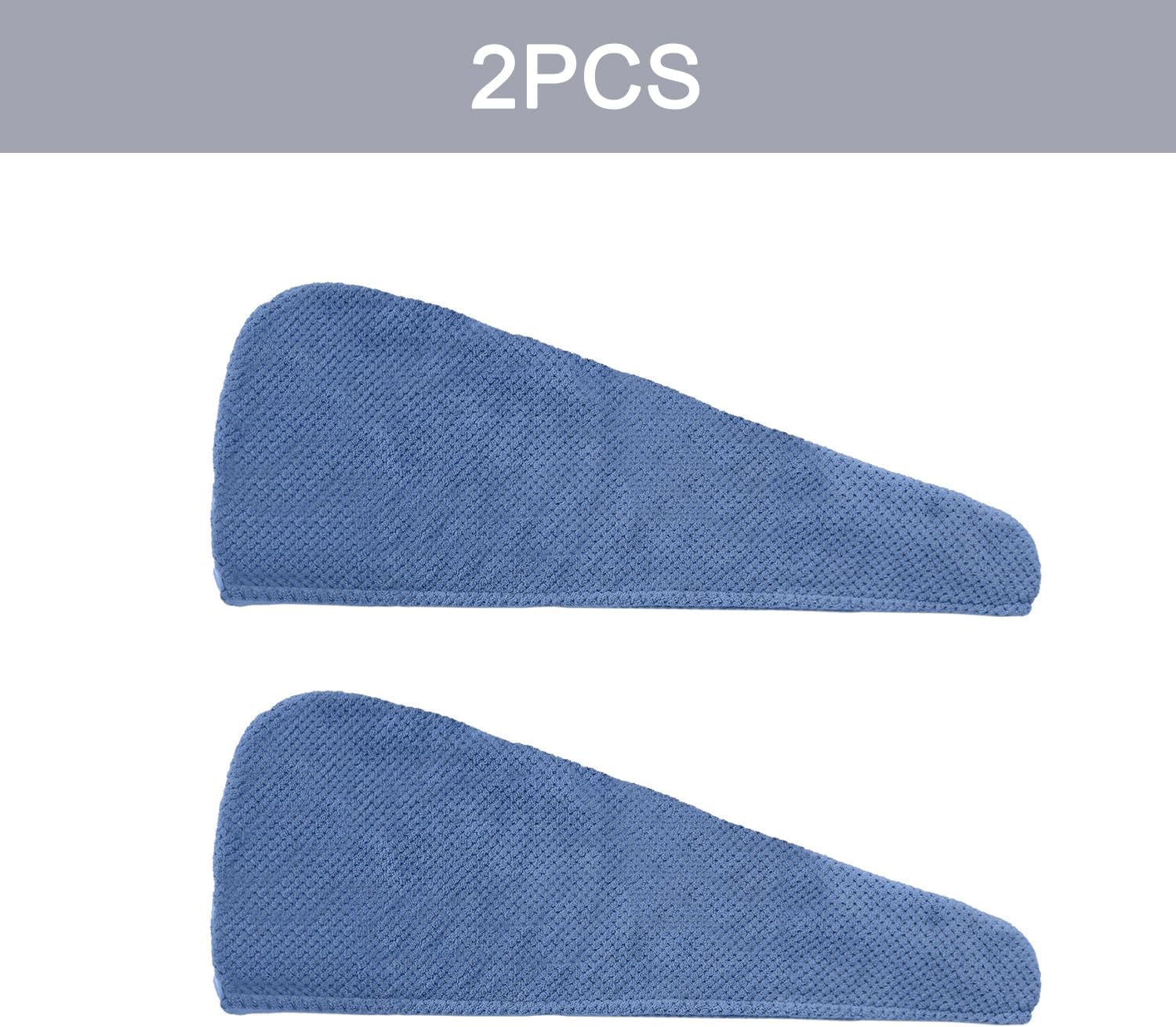 MaopaoBeauty 2 Pack Microfiber Hair Towel for Women