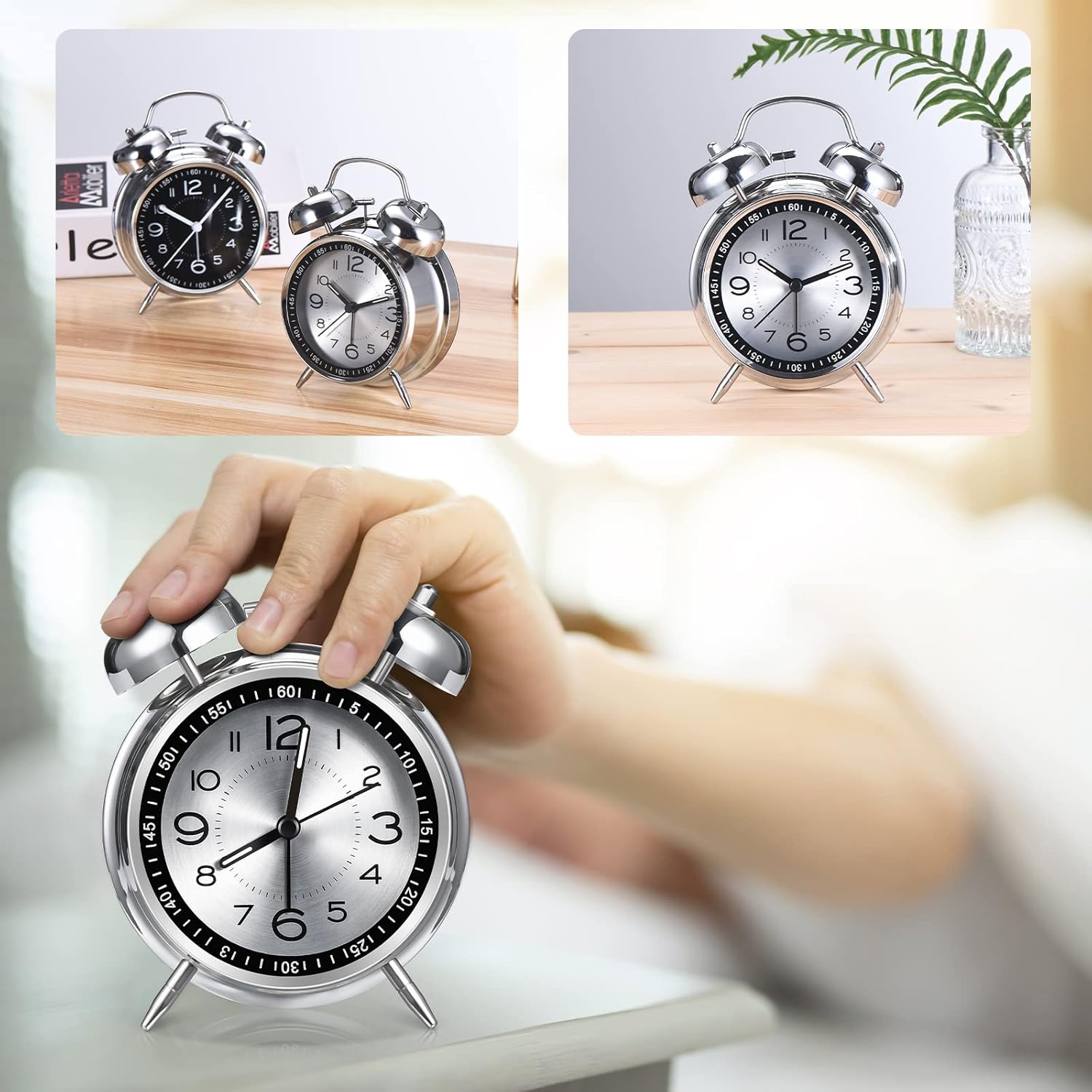 Cadmos Extra Loud Alarm Clock for Heavy Sleepers