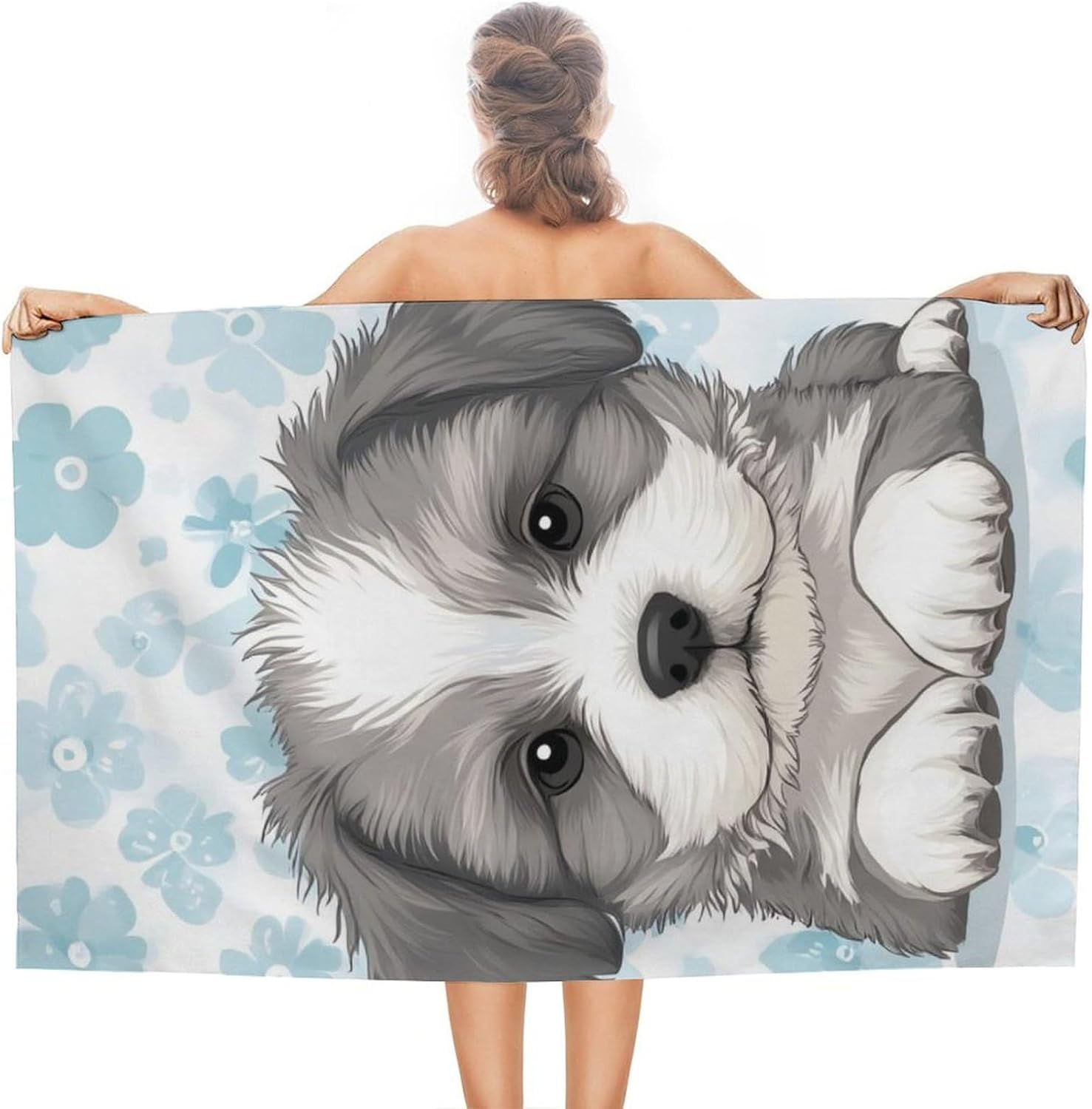 4SEE Quick Dry Oversize Bath Towel for Dogs