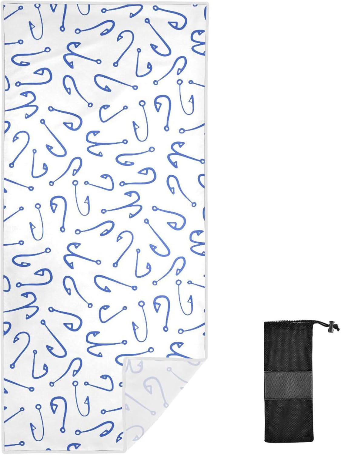 Gredecor Oversized Beach Towel 71x31 Blue 1
