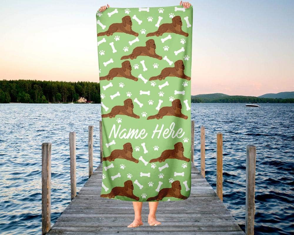 Personalized Pet Golden Retriever Towel for Kids