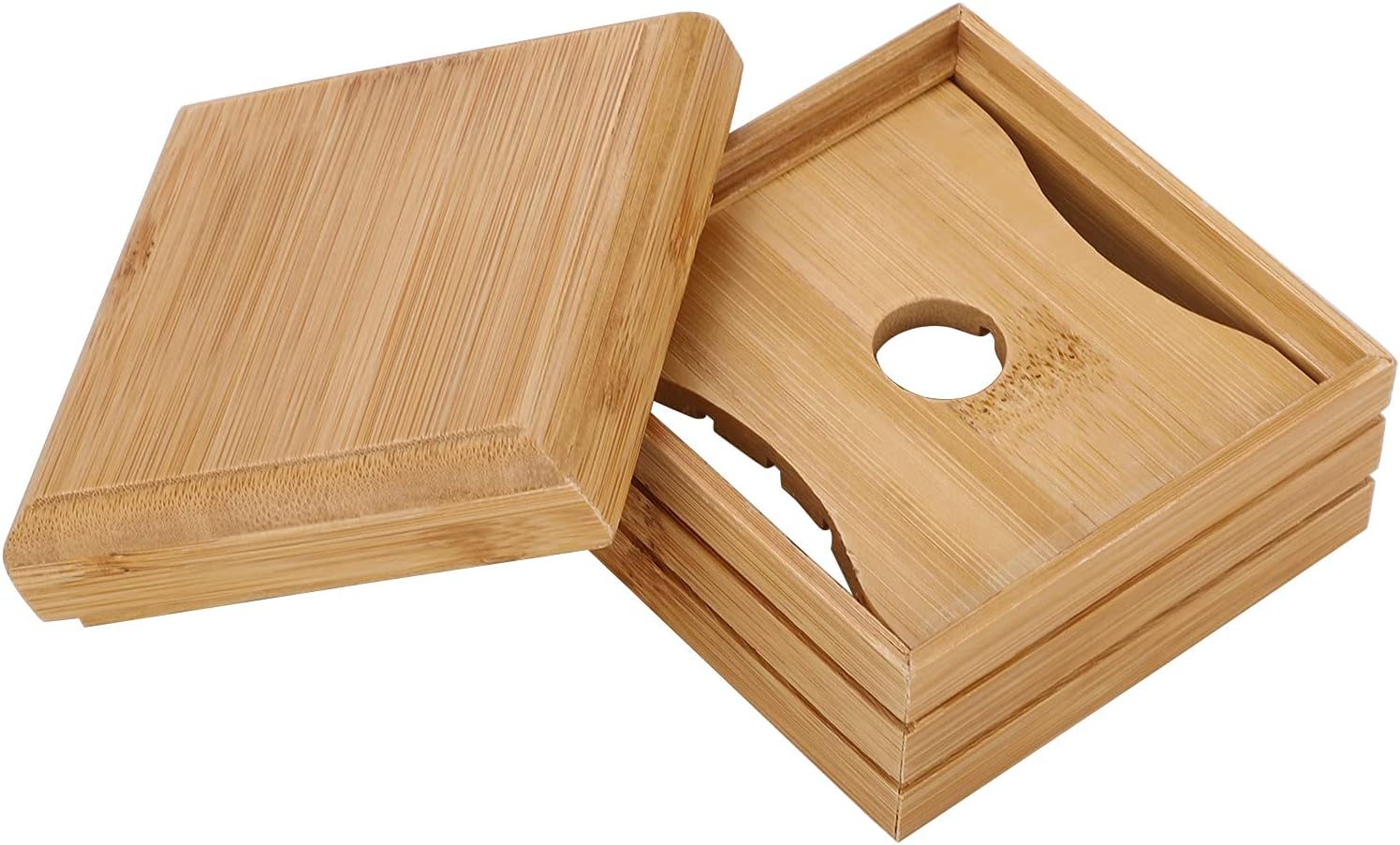 Wooden Bar Soap Holder for Shower Bathroom Sink Kitchen