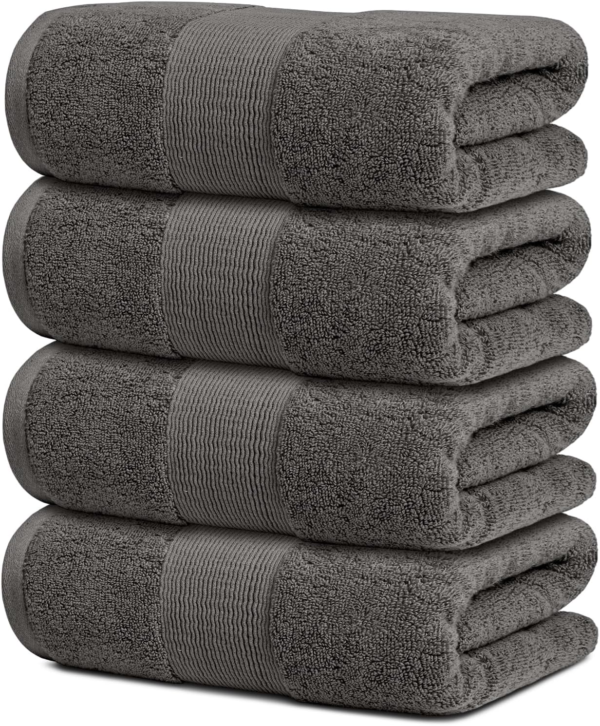 White Classic Resort Collection Soft Bath Towels