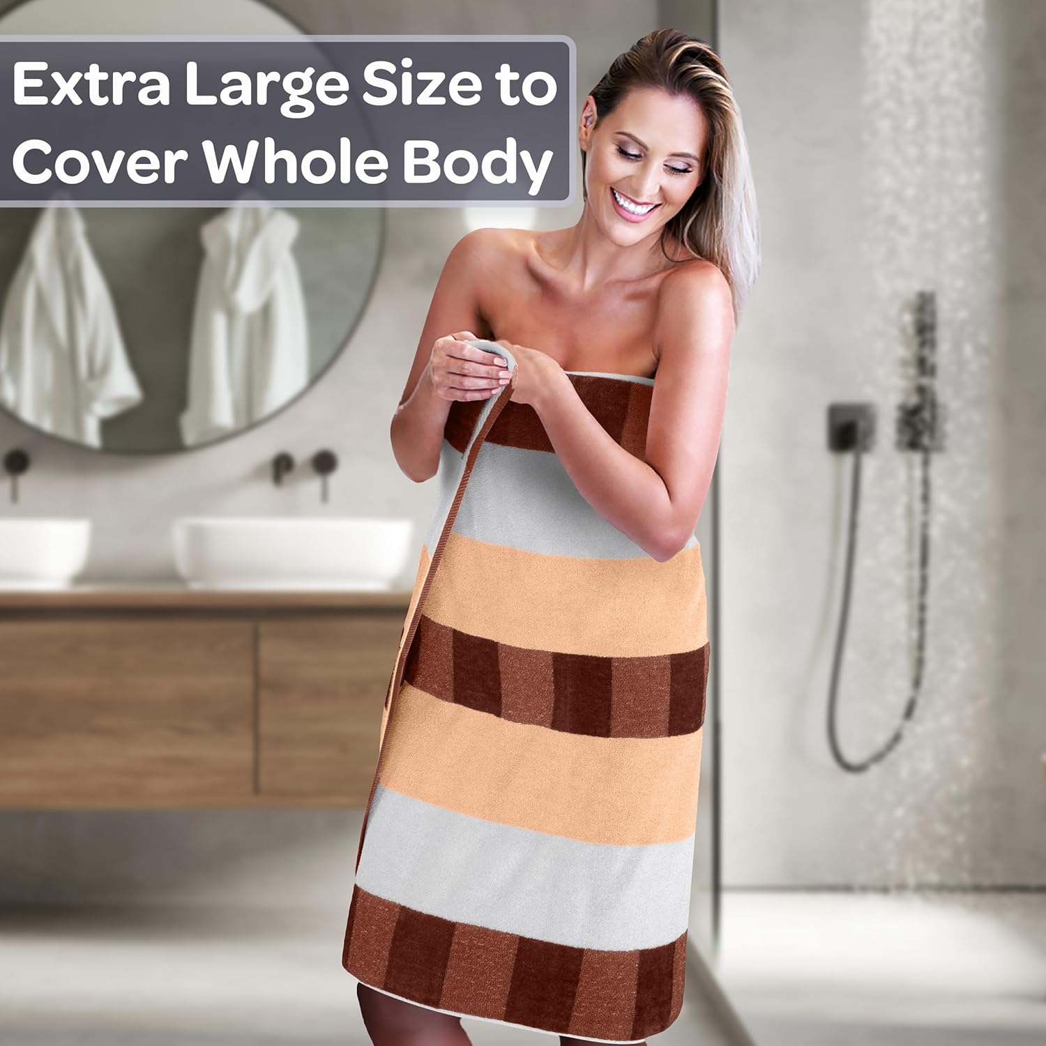 Lavish Home Extra Large Bath Towel Set