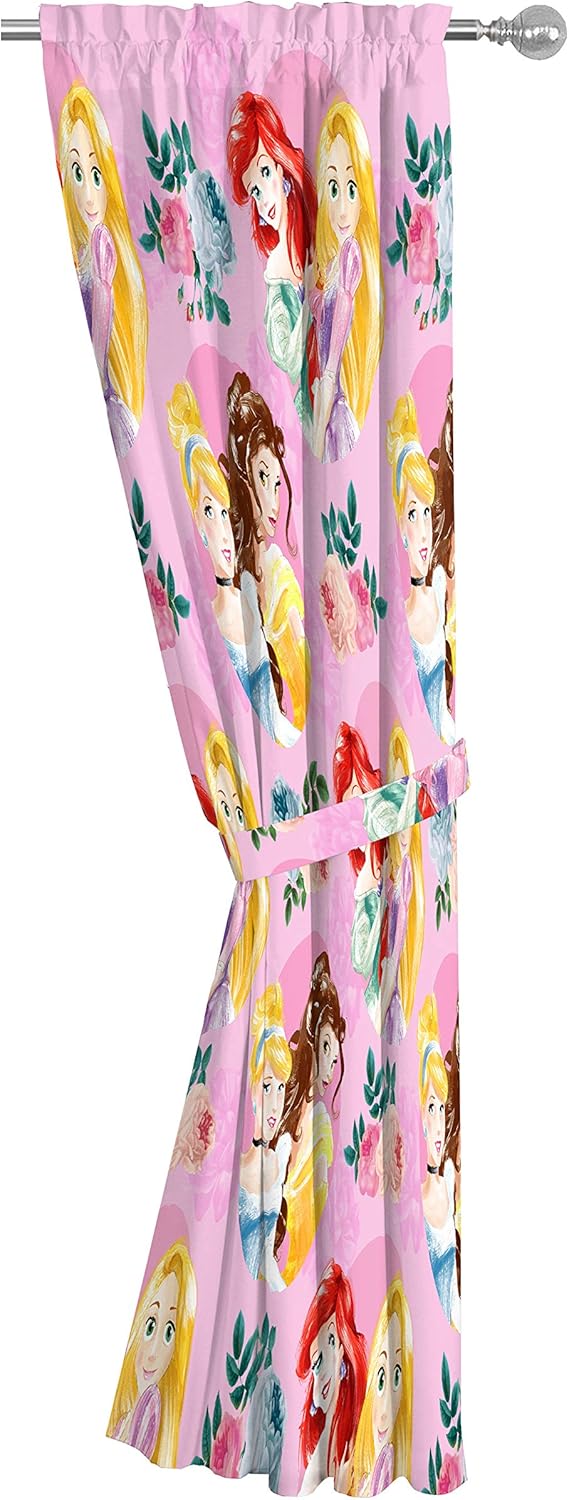 Jay Franco Disney Princess Sassy 84 Drapes 4 Piece Set