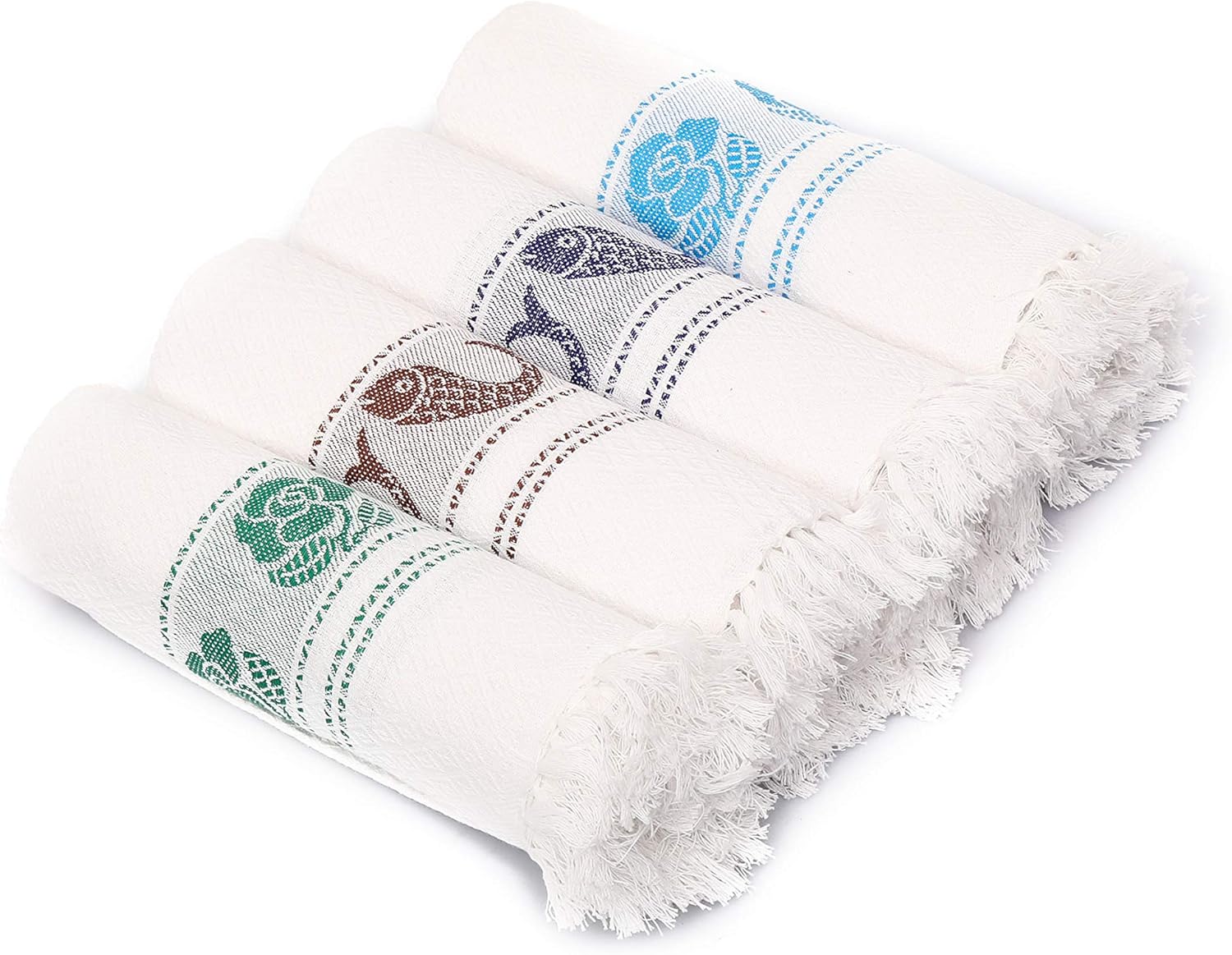 AVKA Studio Indian Bath Towels - Set of 2 - Medium 30x60 Inches
