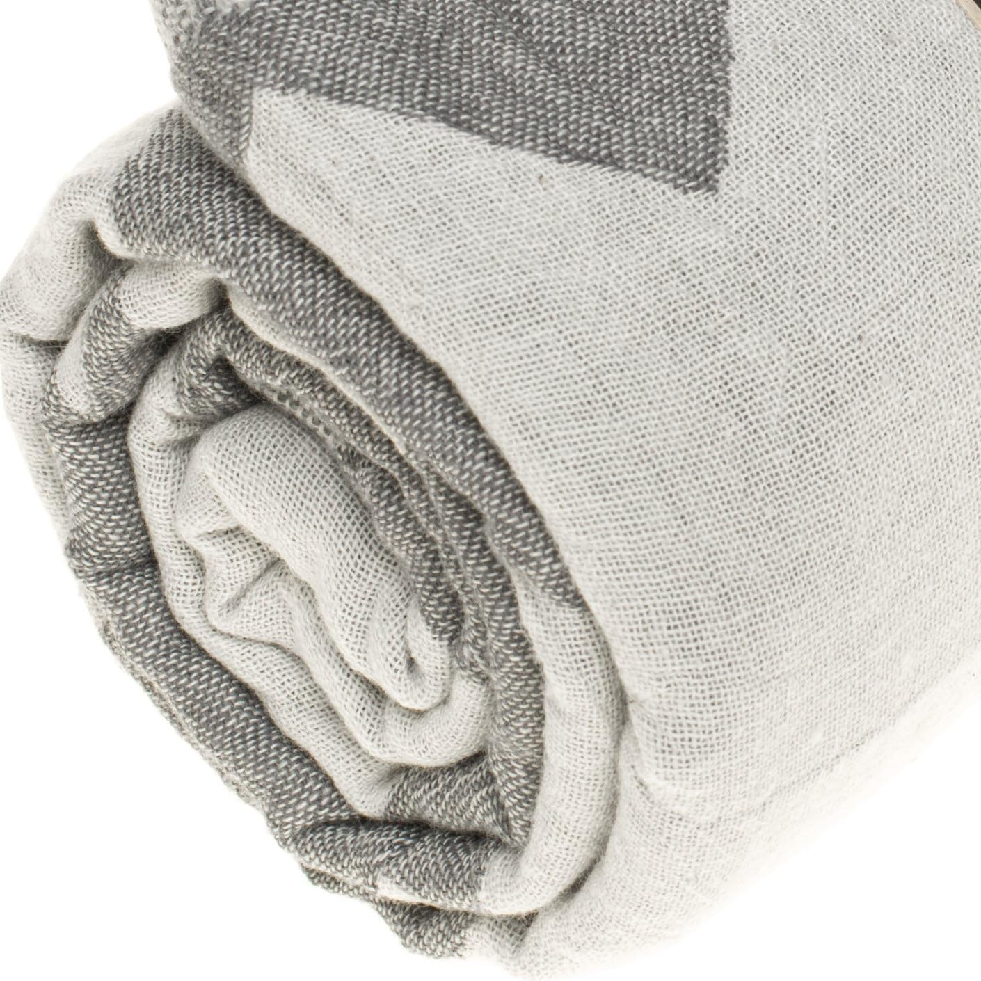 Bersuse 100 Cotton Dual Layer Turkish Towel Set of 6 1