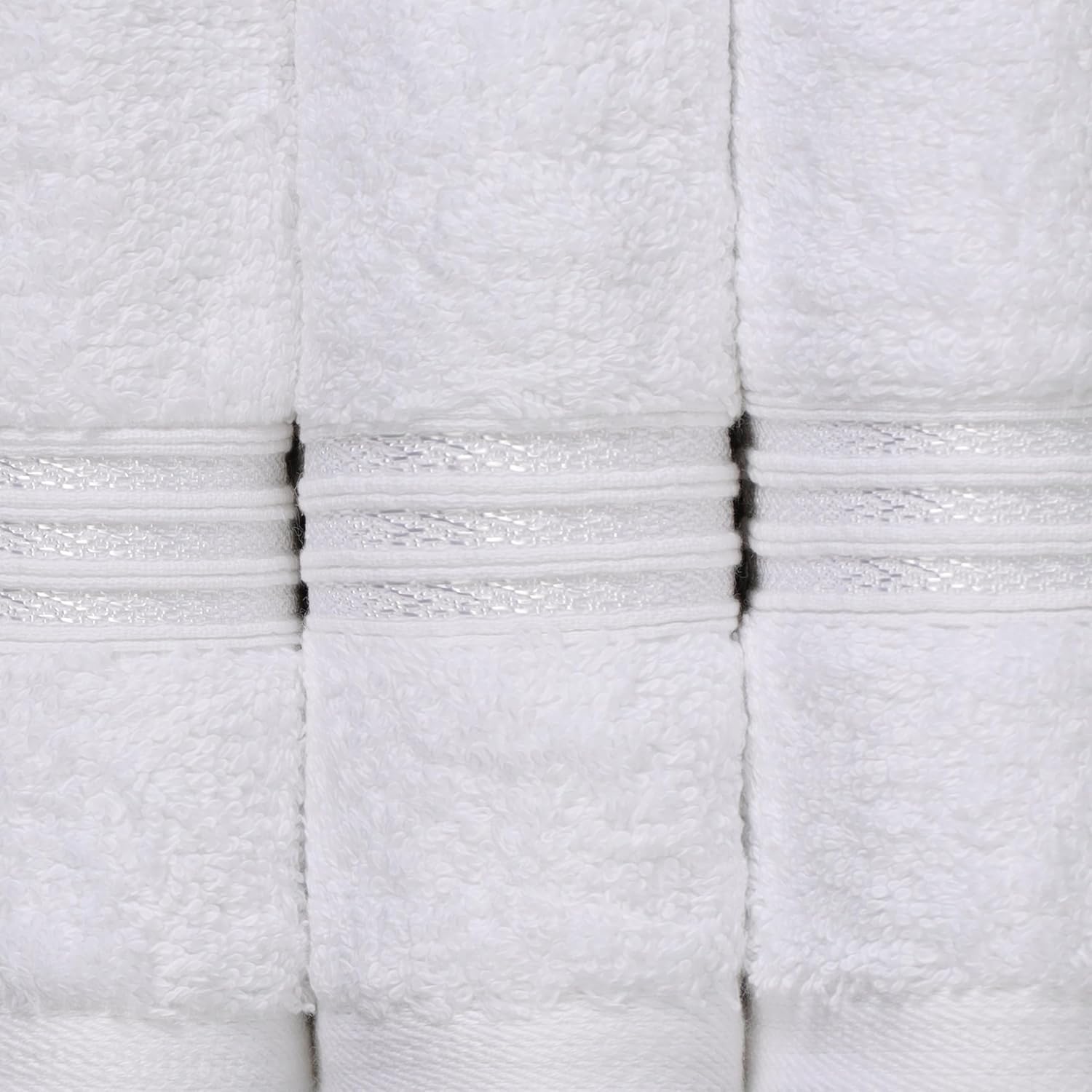 Superior Egyptian Cotton Bath Towel Set Set of 2 White