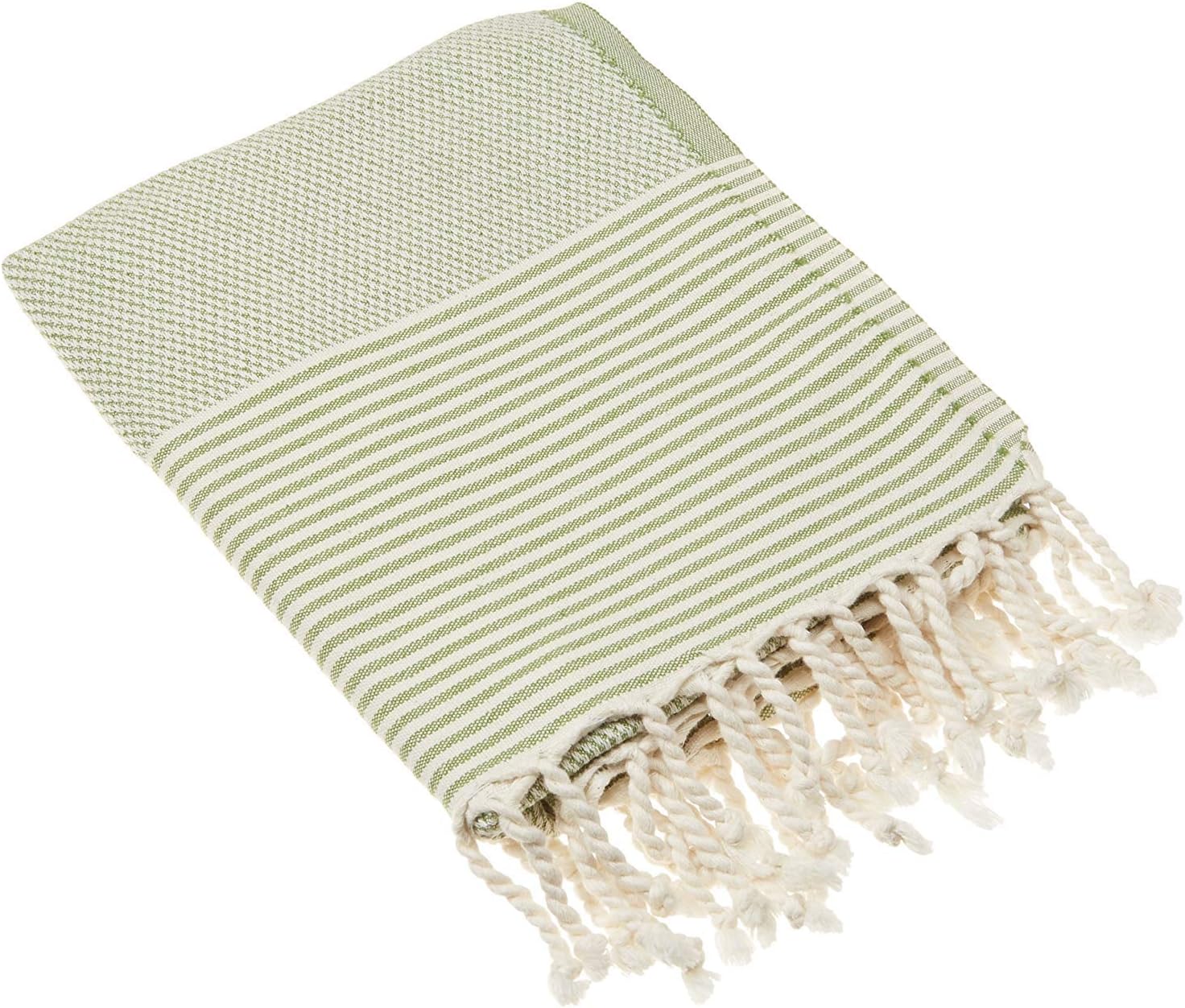 Bersuse 100 Cotton Biarritz Towel Set of 3 - Olive Green