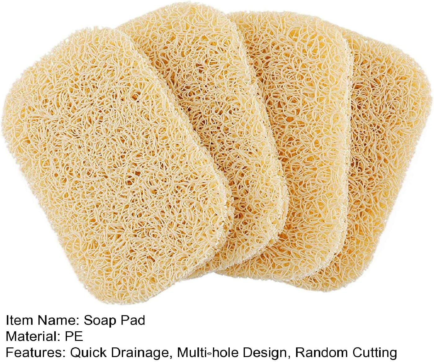 4PCS Bar Soap Saver Holder with Drainage for Bathroom and Kitchen