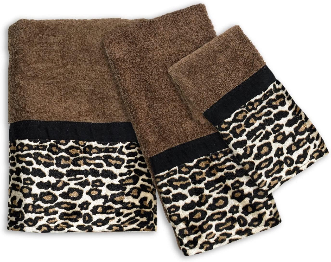 Popular Bath Jezella 3-Piece Animal Print Towel Set