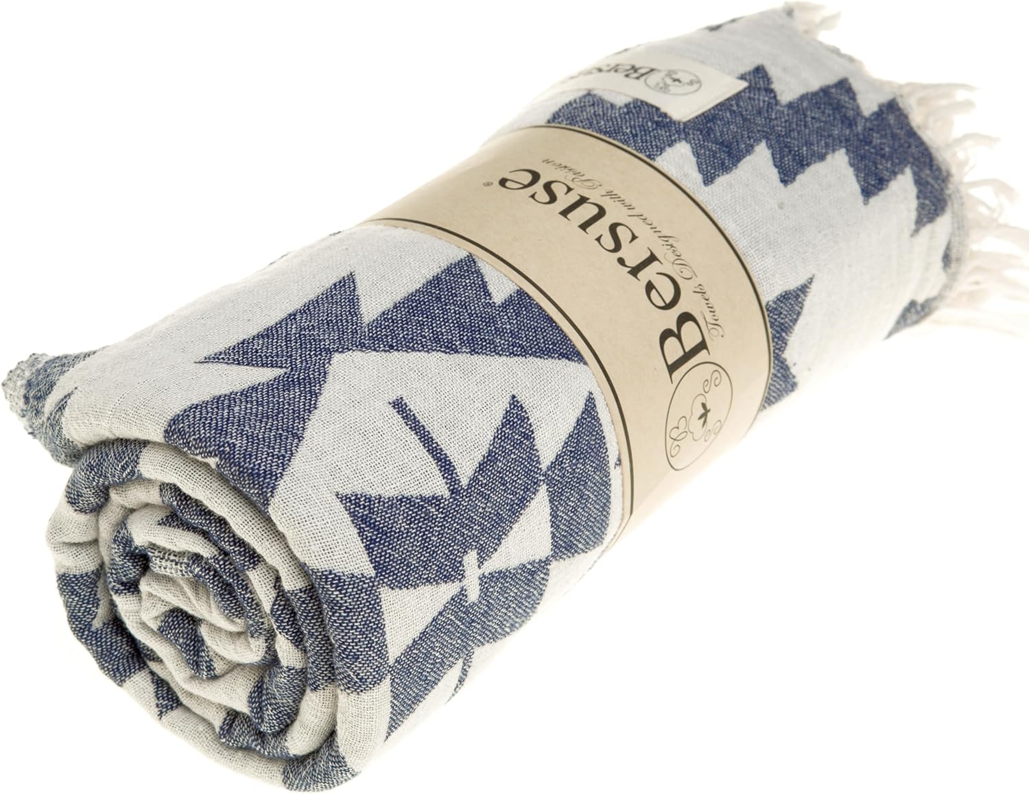 Bersuse Dark Blue Beach Towel Set of 3
