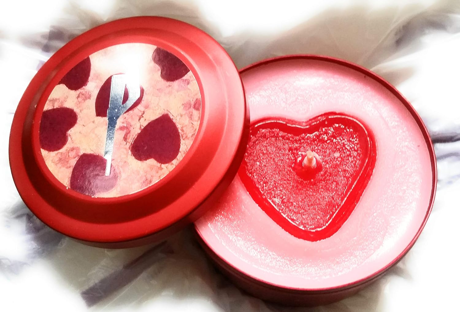 Primal Elements Cherish Heart Travel Candle Tin 1