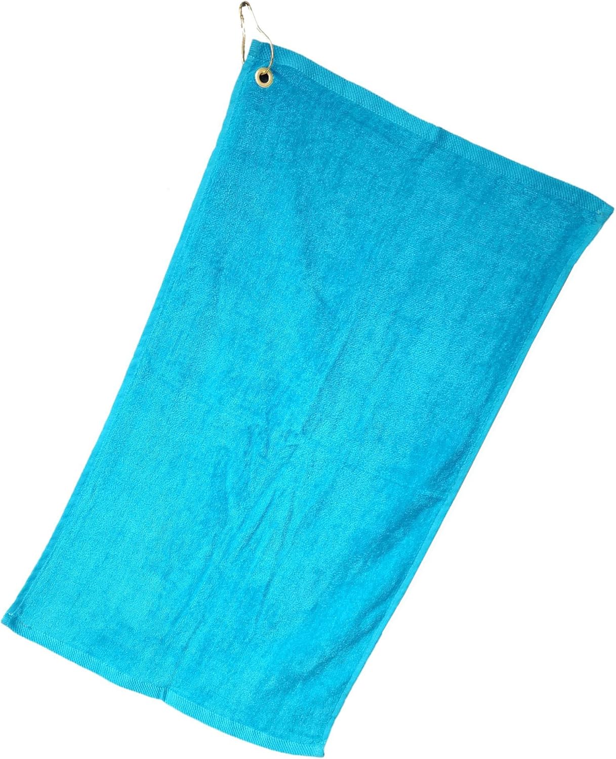101 BEACH Cotton Bowling Towel with Clip Turquoise 1