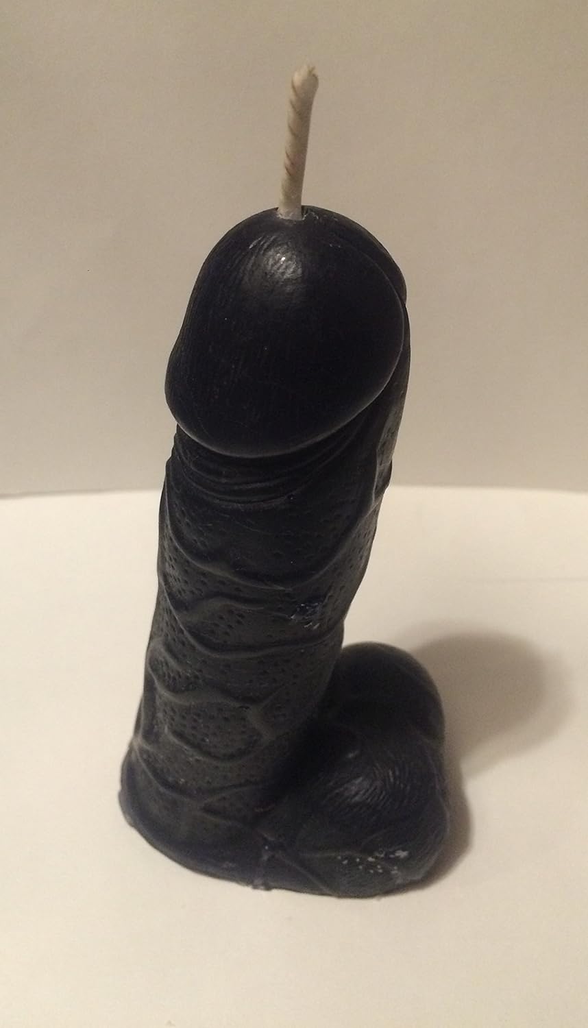 JOANNDLES Penis Candle 45 Inch Tall Black Gift Box