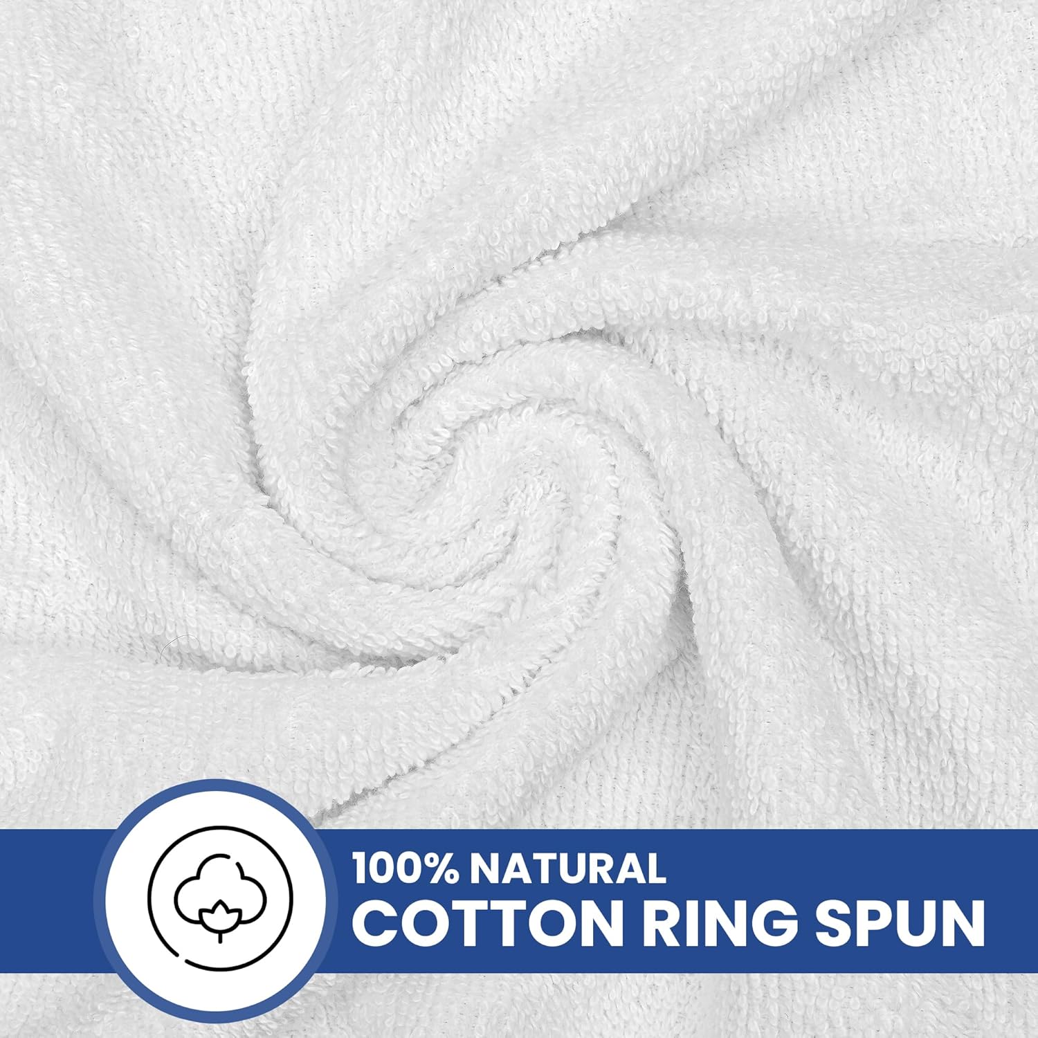 Linteum Textile Supply 100 Cotton Hair Towels Pack of 6