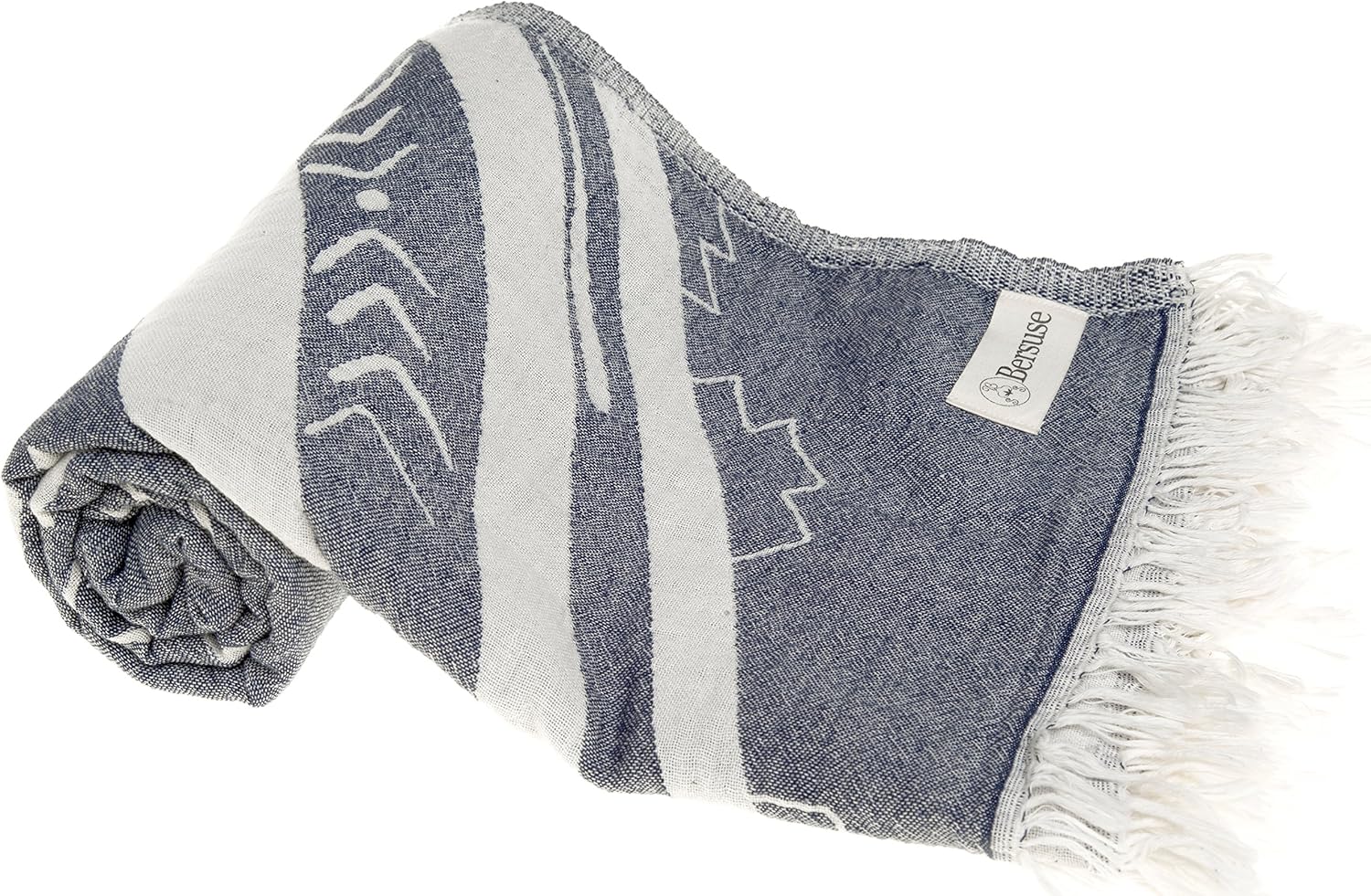 Bersuse 100 Cotton Turkish Towel Set of 3