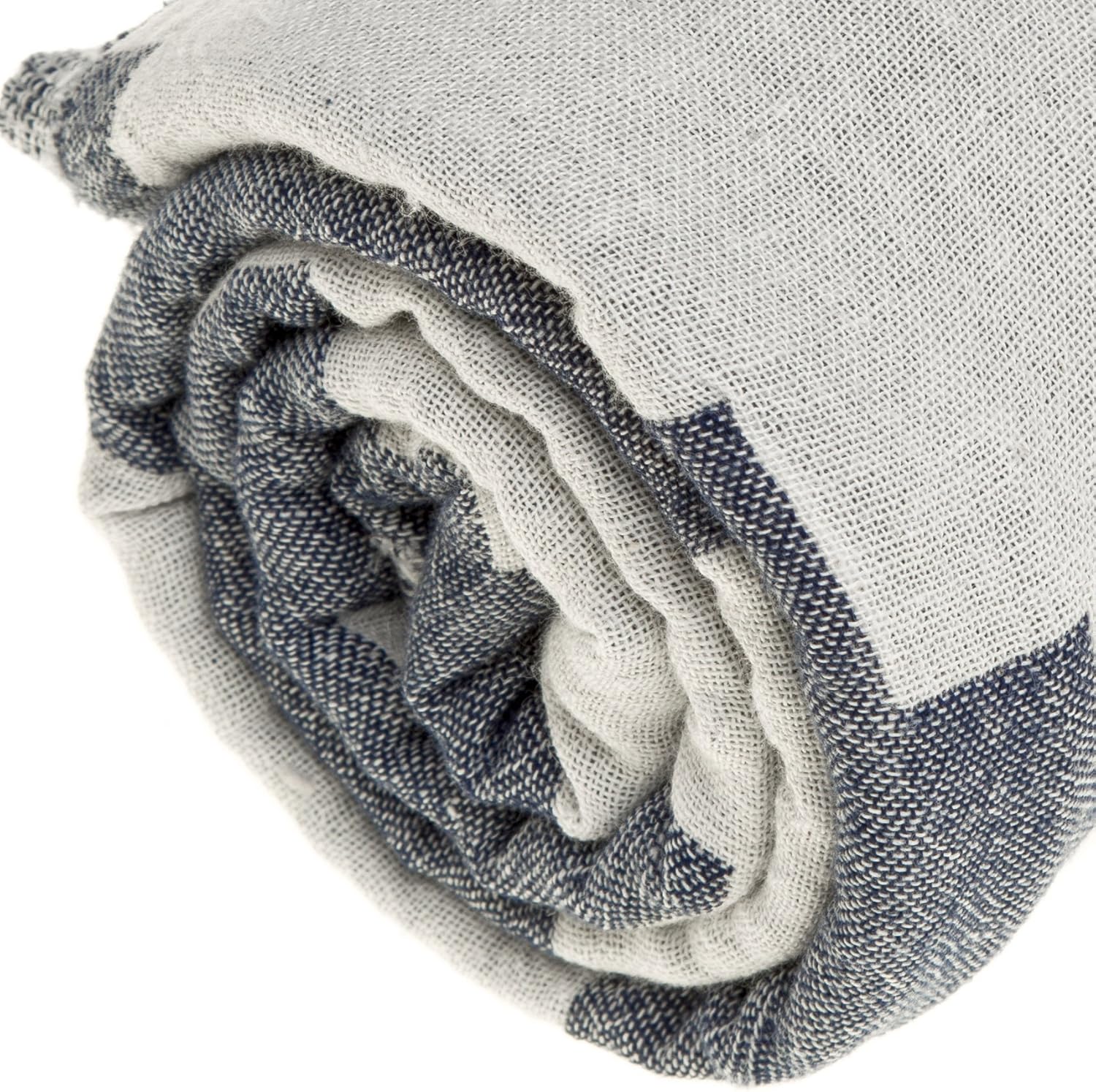 Bersuse 100 Cotton Turkish Towel Set of 3 1