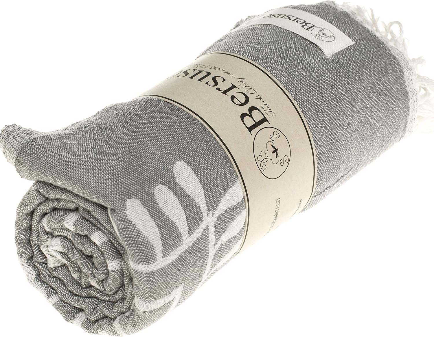Bersuse 100 Cotton Turkish Towel Set of 6