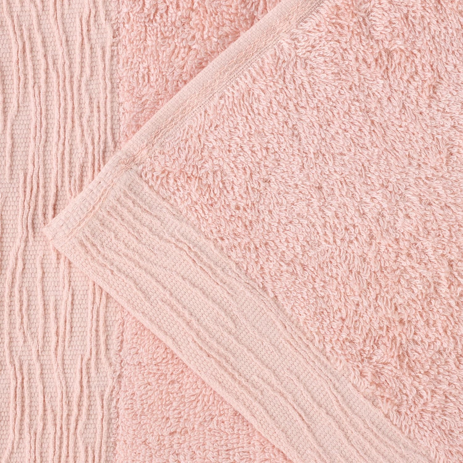 Superior Rayon from Bamboo Blend 12-Piece Pink Towel Set