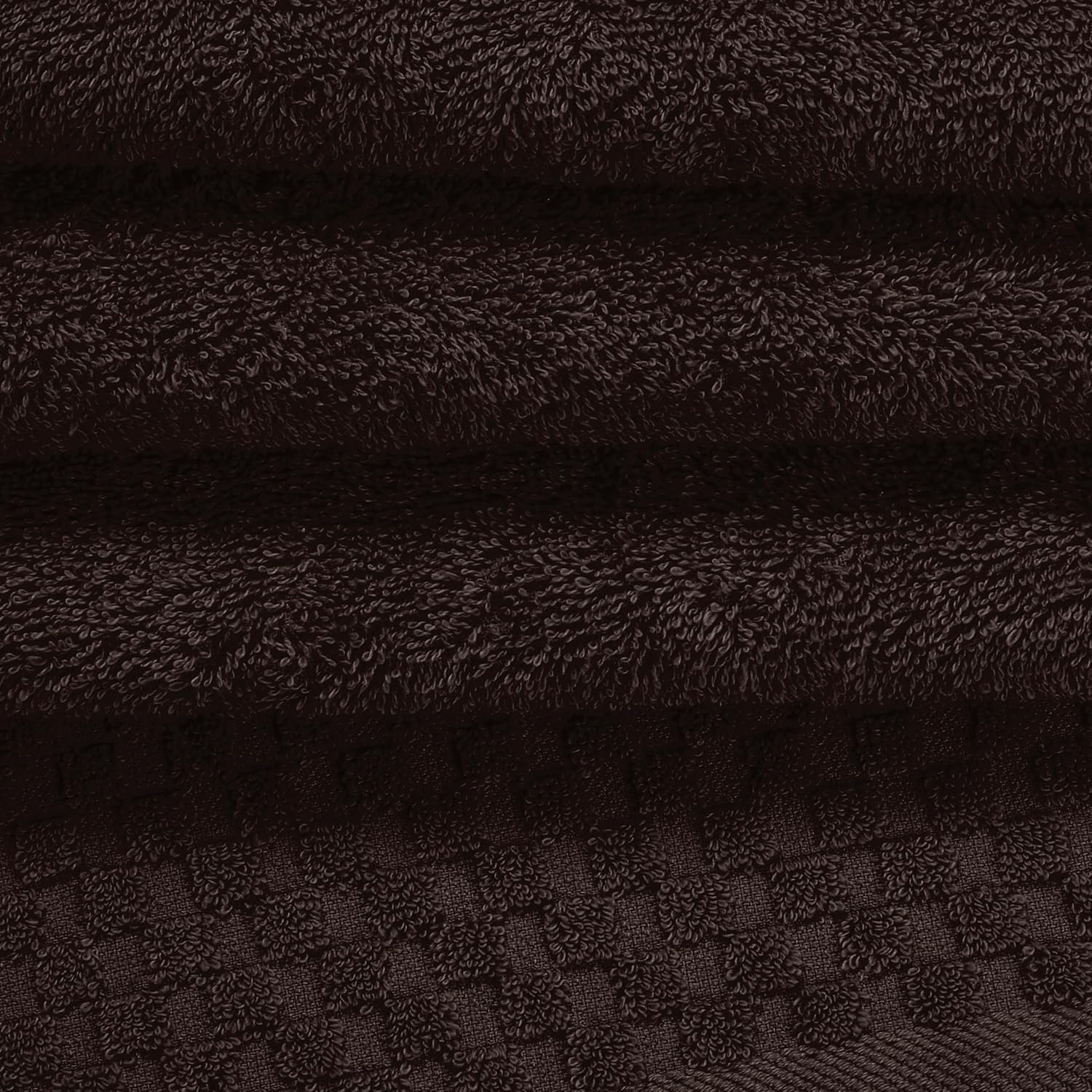 MyOwn Premium Cotton 6 Pack Towel Set - Chocolate Brown
