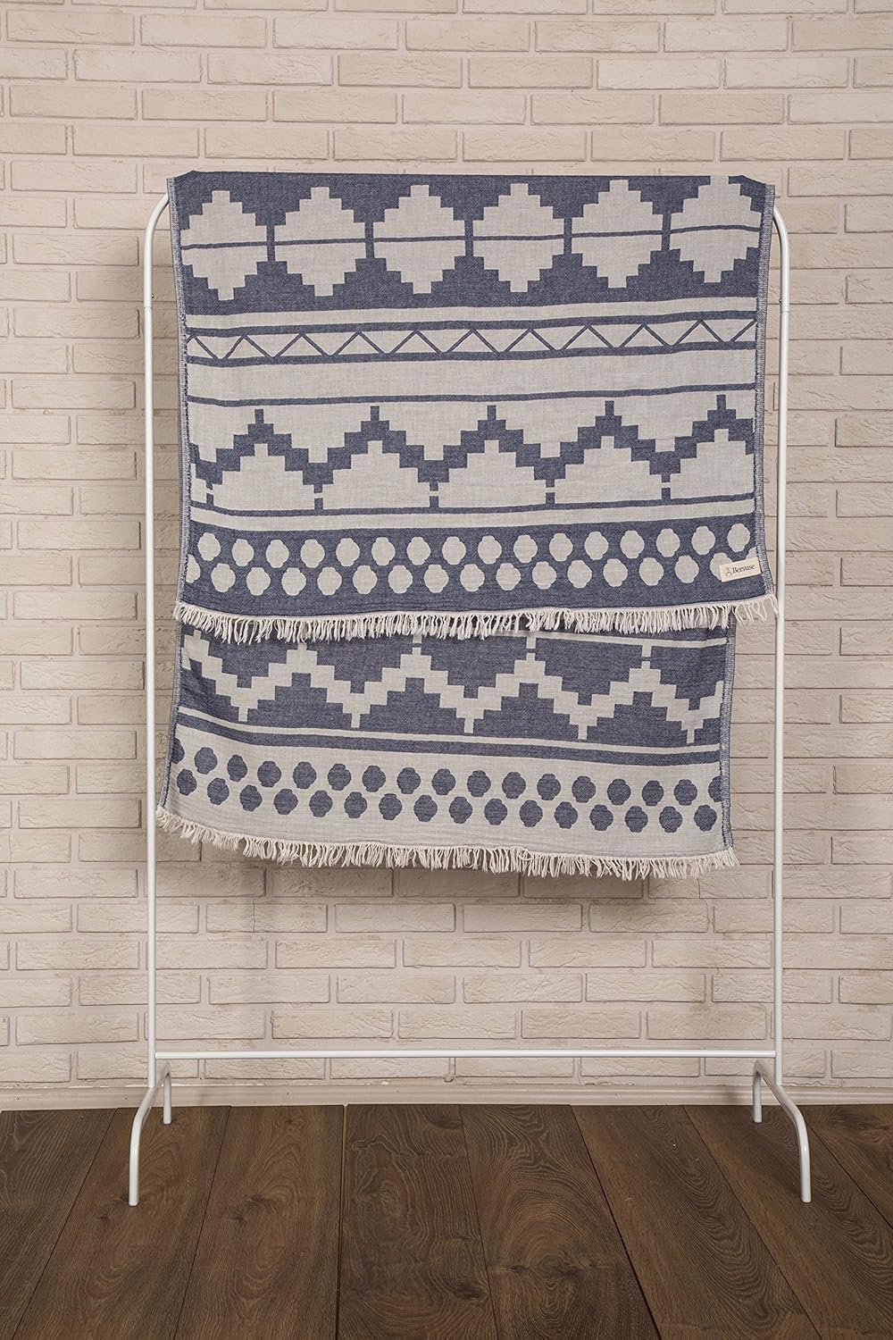 Bersuse 100 Cotton Turkish Towel Set of 3 1