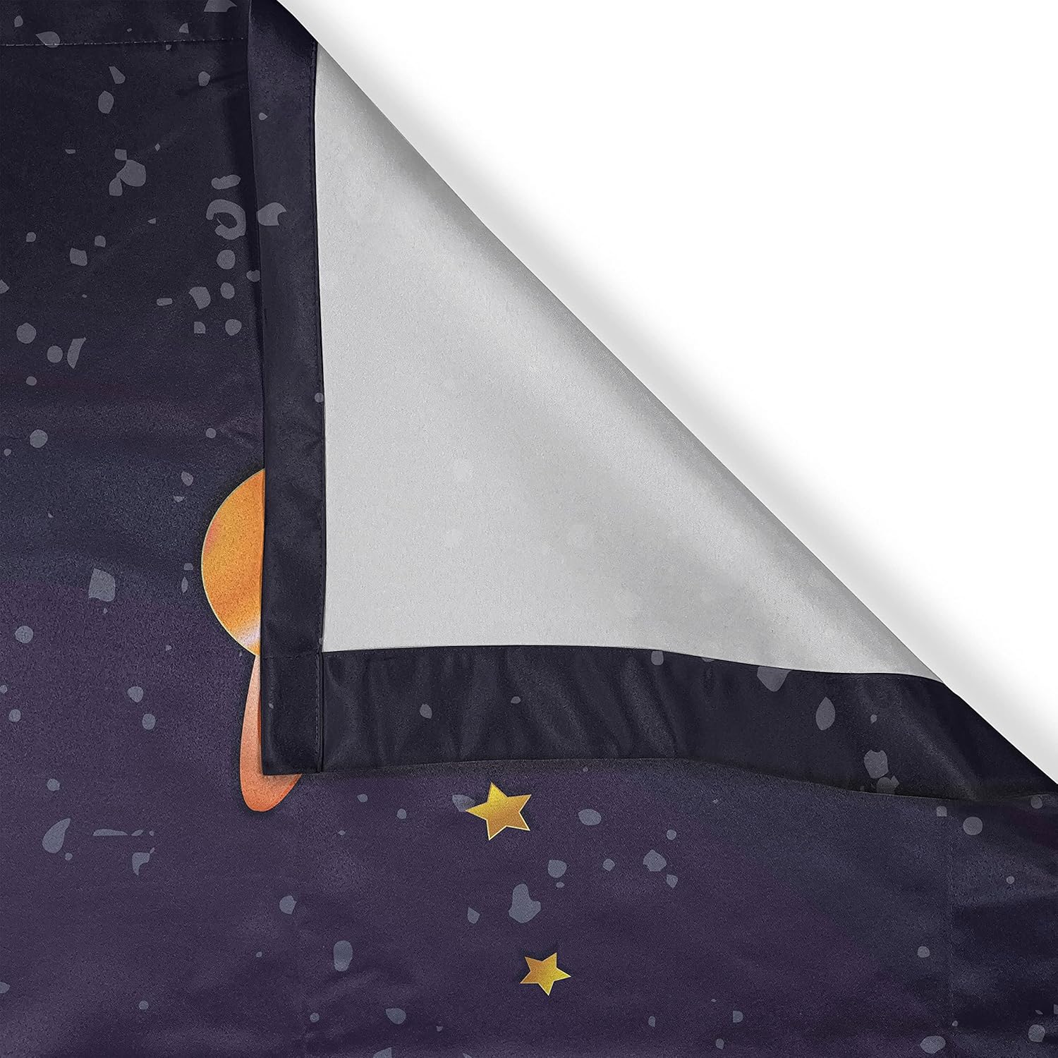 Ambesonne Outer Space Kitchen Curtains 2 Panel Set