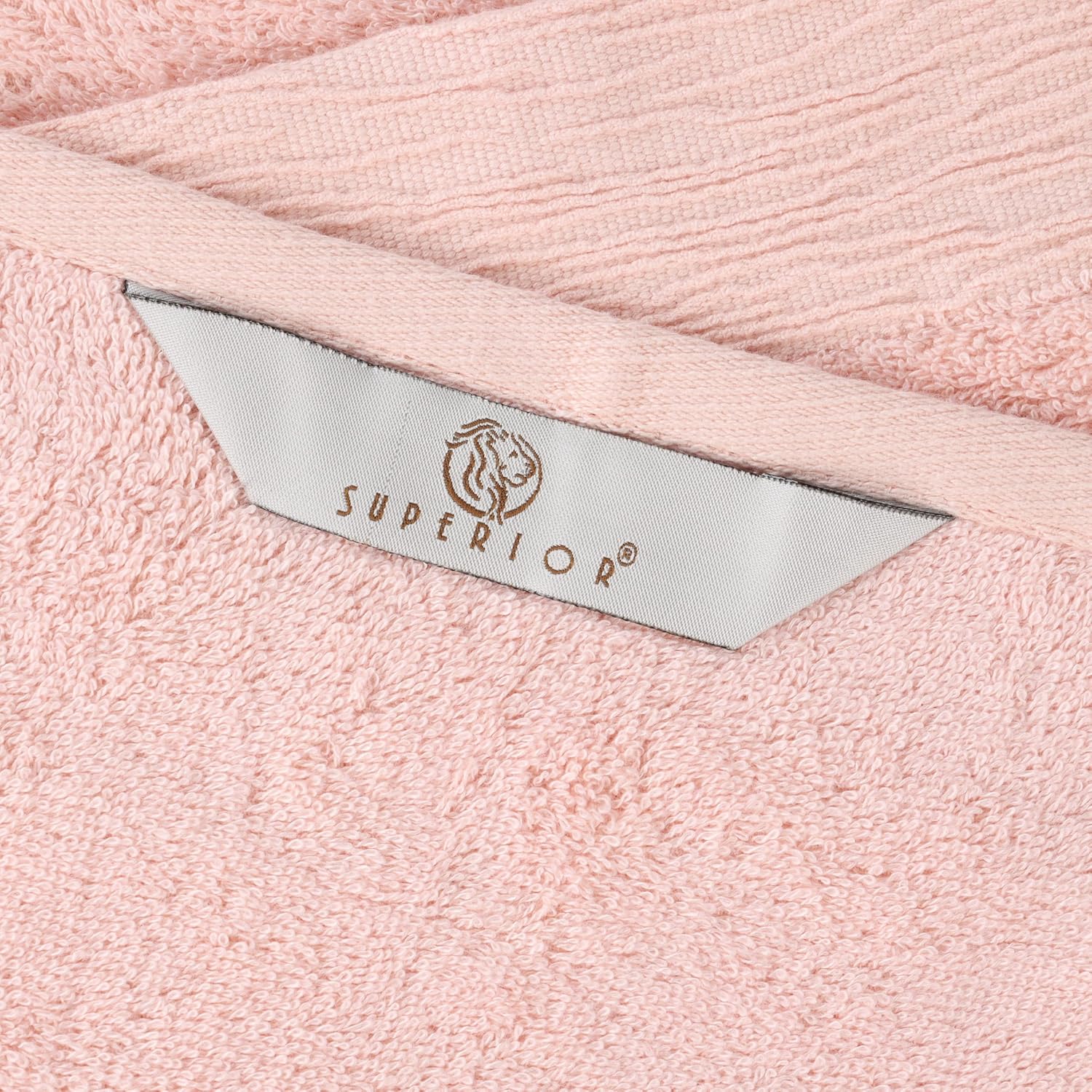 Superior Rayon from Bamboo Blend 12-Piece Pink Towel Set