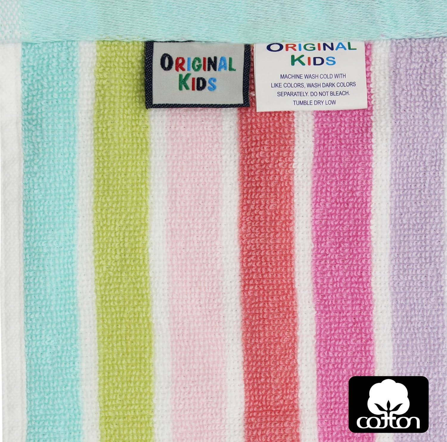 Original Kids 6-Piece Towel Set - Pink Multi
